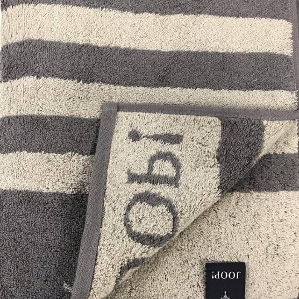 JOOP! Duschtuch Classic Stripes 1610 Duschtuch Anthrazit, Baumwolle