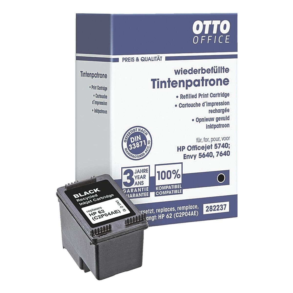 Otto Office  Office C2P04A Tintenpatrone (ersetzt HP »C2P04A« Nr. 62, schwarz)