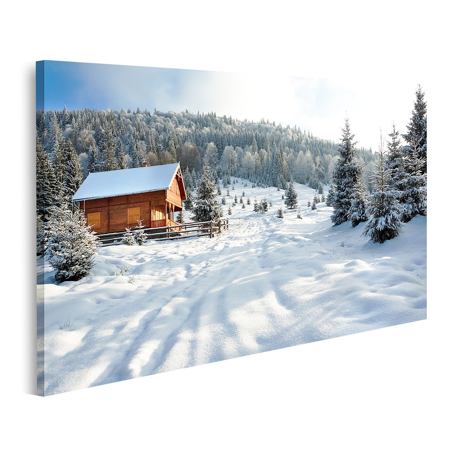 islandburner Leinwandbild Winterlandschaft Bilder