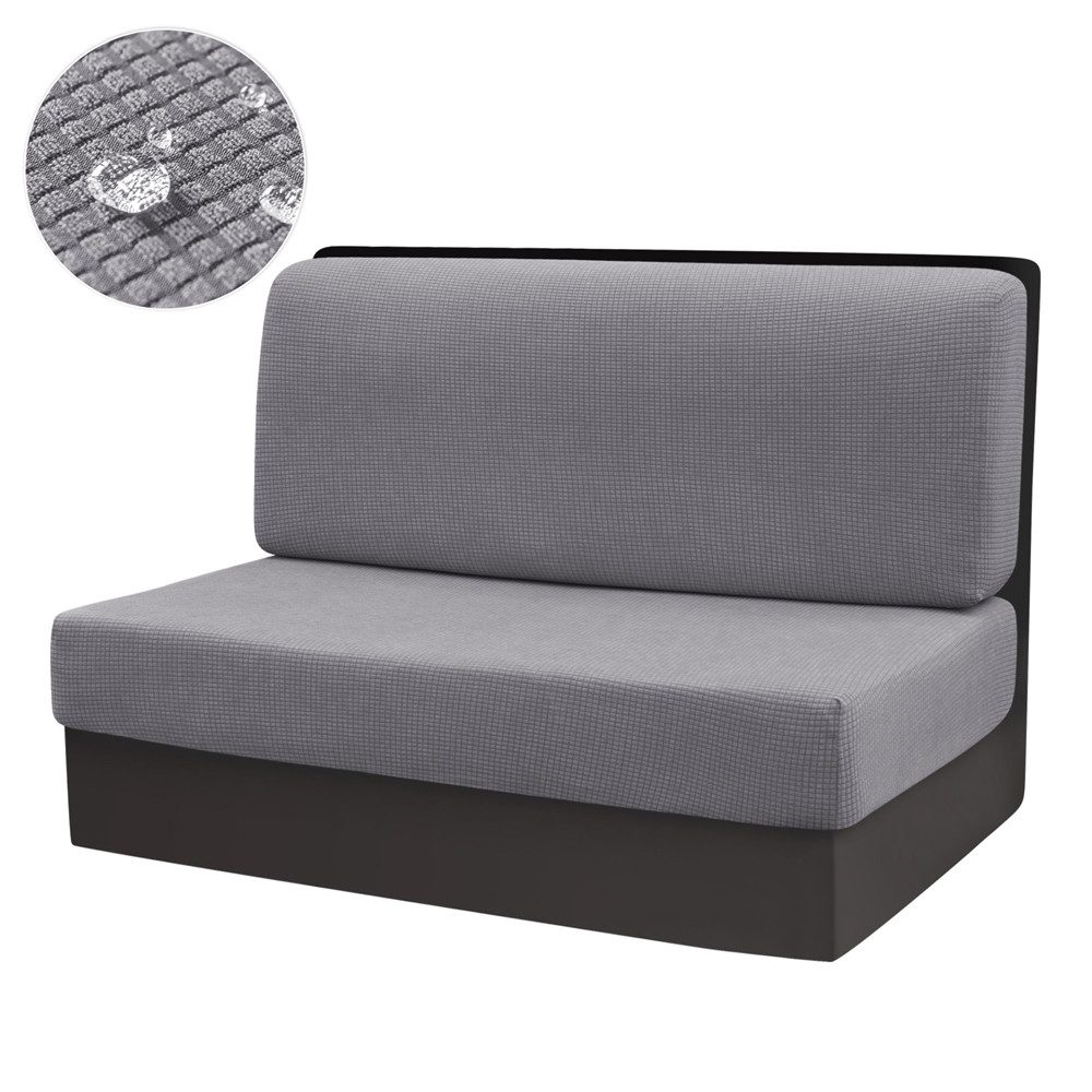 Diwzbyn Sofahusse Bezüge Für Wohnwagenpolster Jacquard, rutschfeste Wohnmobil Sitzbezüge, Mit 2 Cord, Sofa Sitzkissenbezug Für Schonbezug Wohnwagen Polster