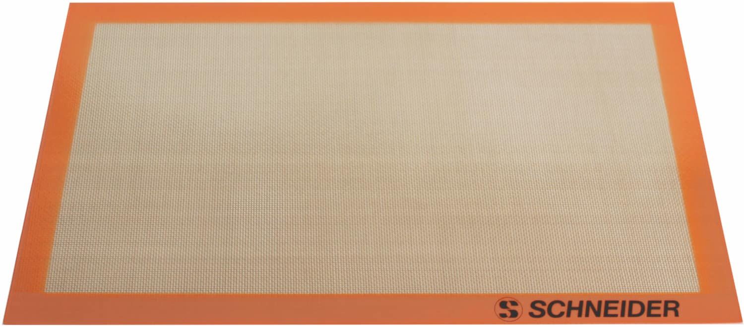 Schneider GmbH Backmatte Tiefkühlmatte 2in1 Langlebig Silikonbeschichtetes Glasfasergewebe