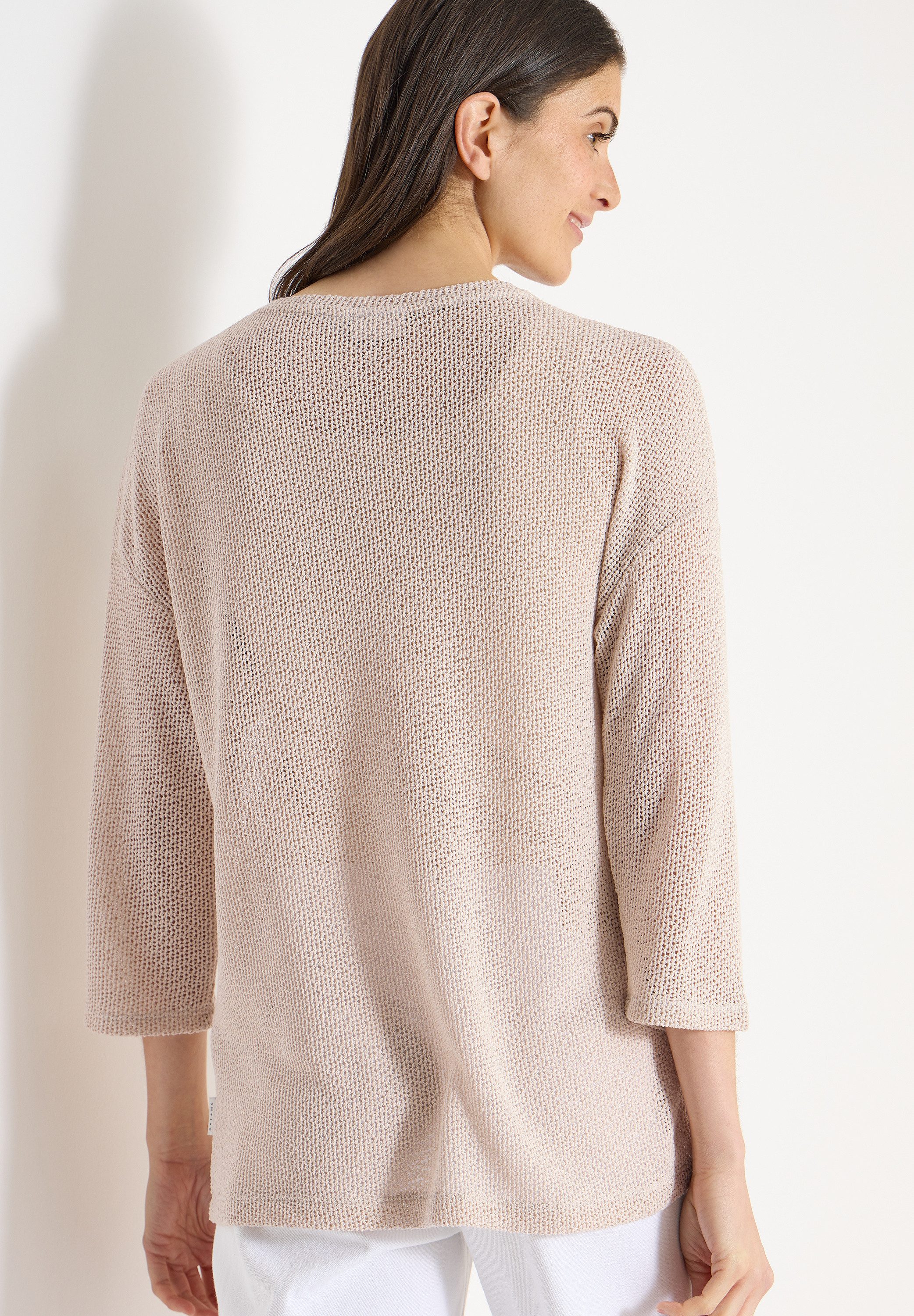 CECIL 3/4 Arm-Pullover mit U-Boot Ausschnitt