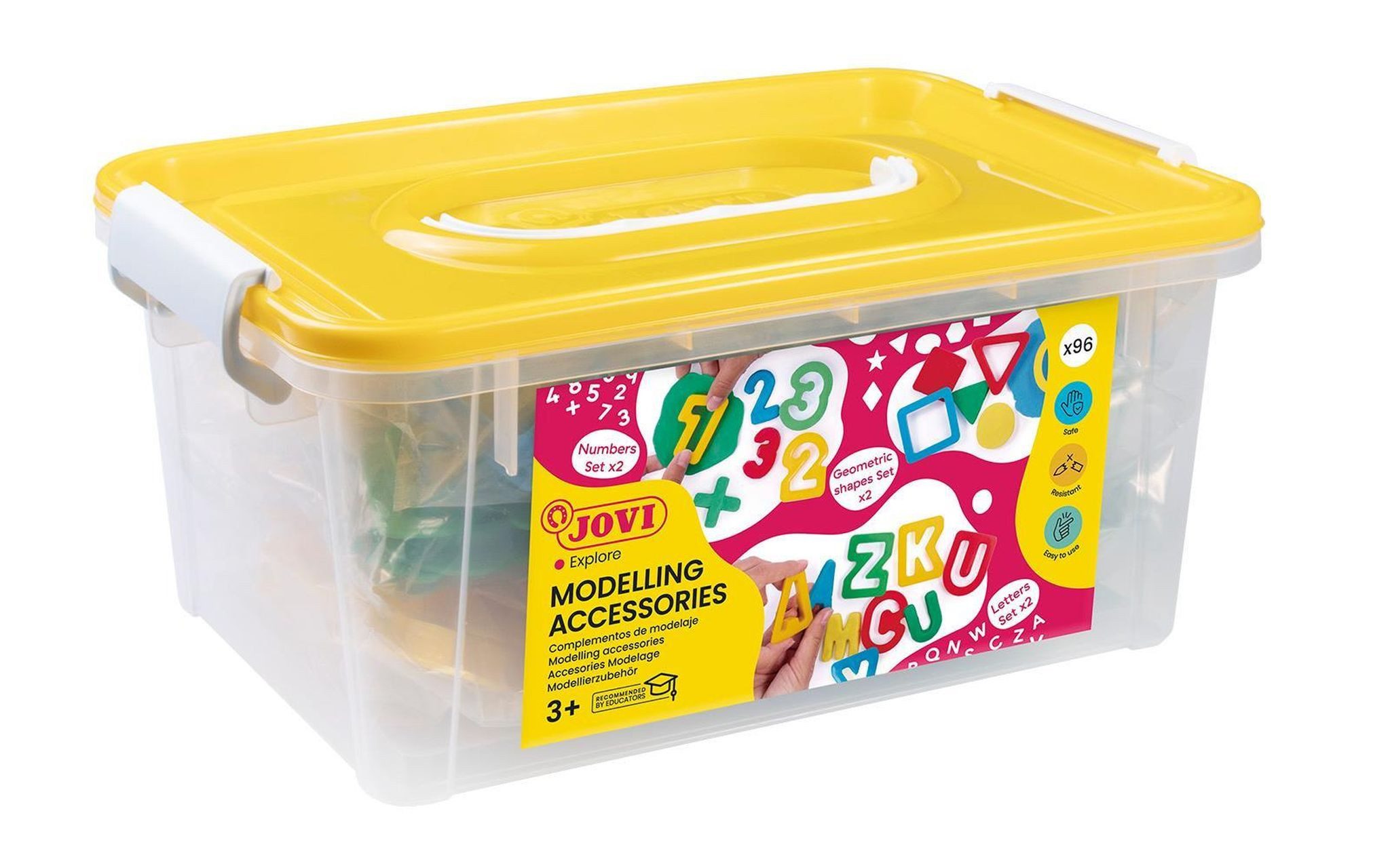 Jovi Modellierwerkzeug Ausstechformen Boxmit 96 Stück