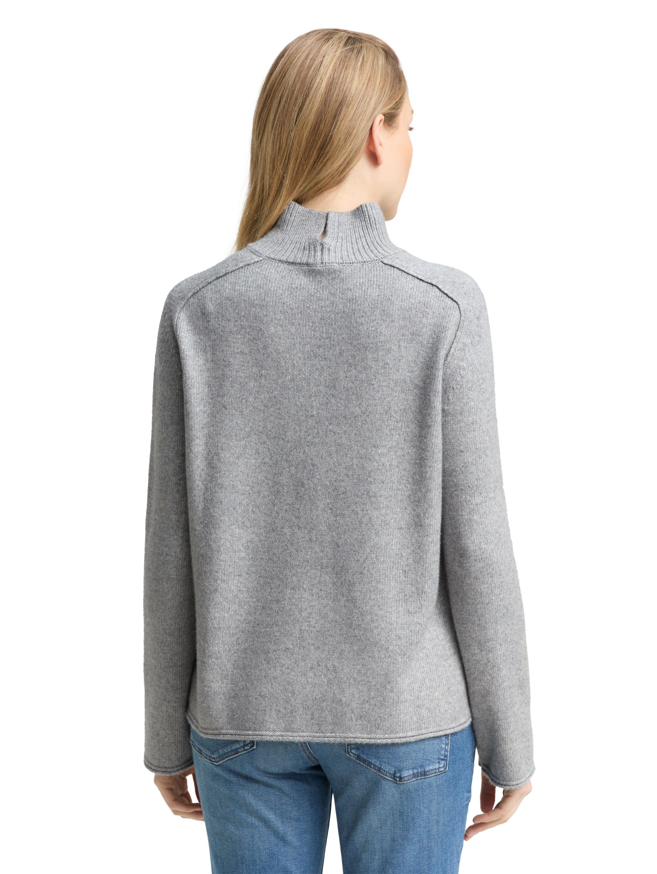 TOM TAILOR Strickpullover mit Stehkragen günstig online kaufen