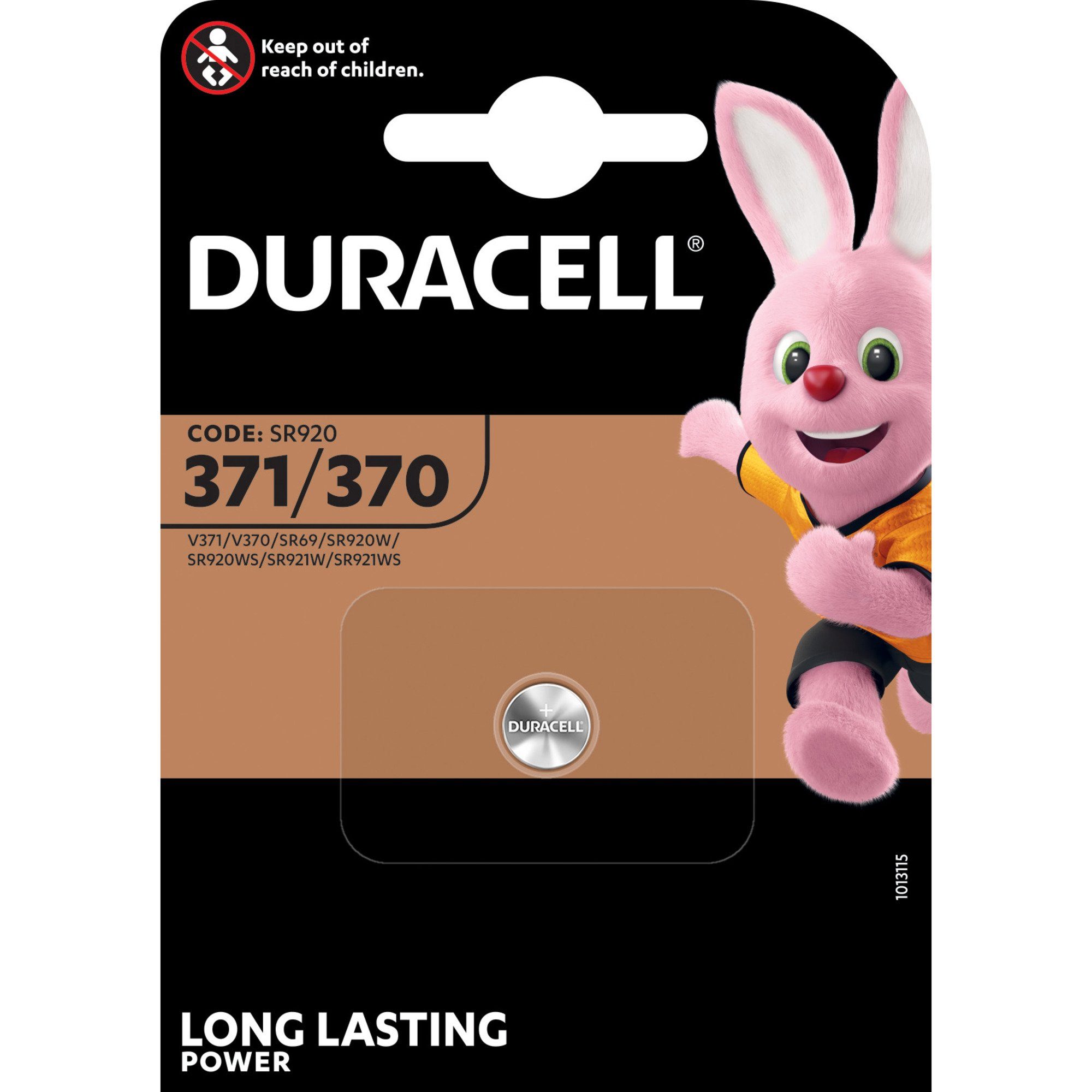 Duracell Duracell Uhrenbatterie, Batterie, (1 Stück, Batterie