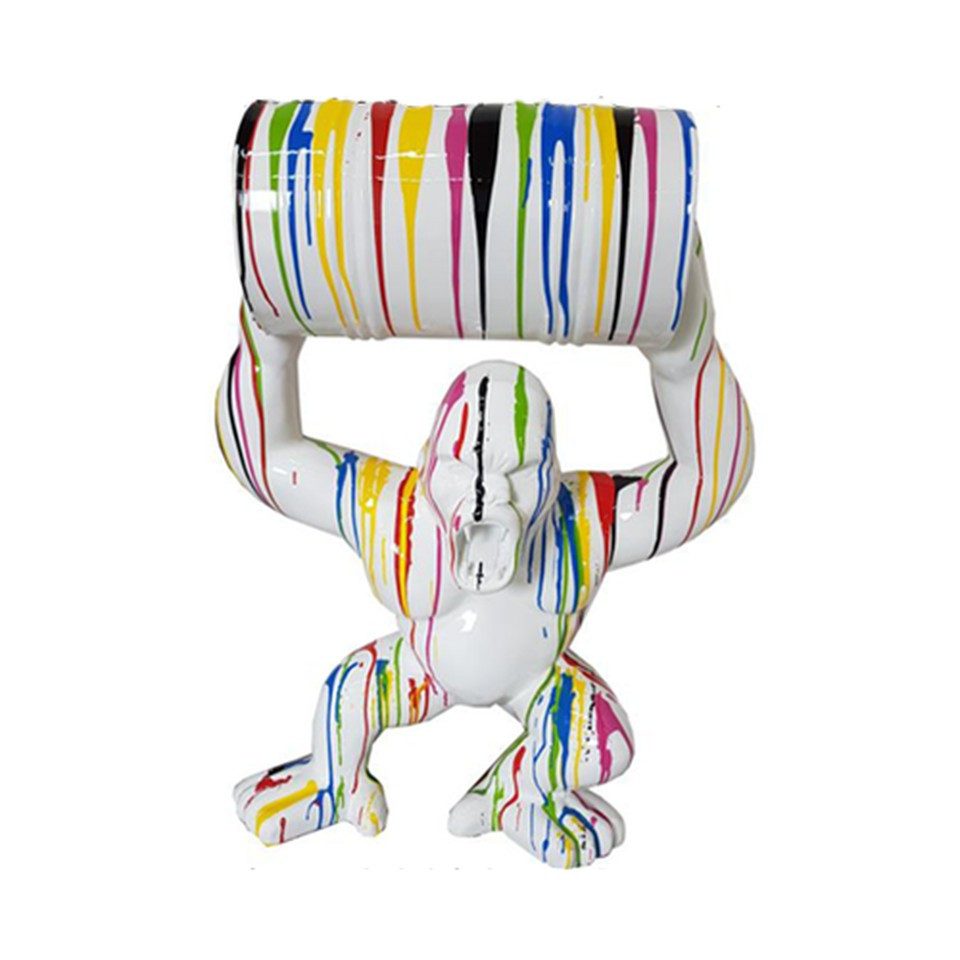 Xlmoebel Dekofigur Moderne Gorilla Skulptur Kunststoff Dekorative Figur 100cm Deko, Made in Europa