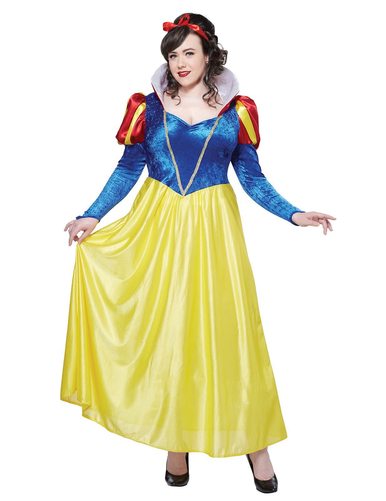 California Costumes Kostüm Schneewittchen Plus Size Damenkostüm Märchen gelb-blau