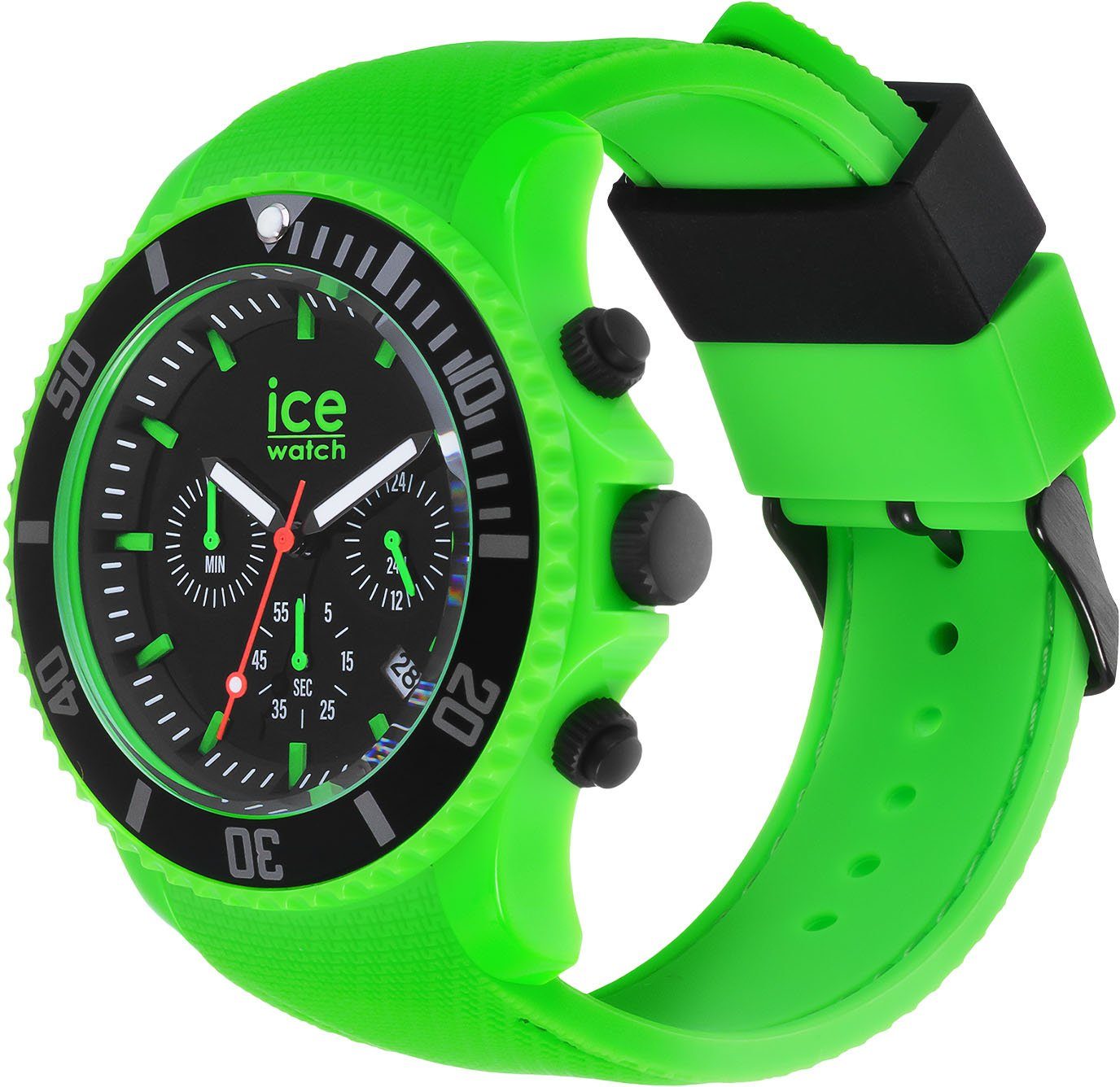 CH, - Chronograph - ICE Neon chrono 019839 grün Large - green ice-watch