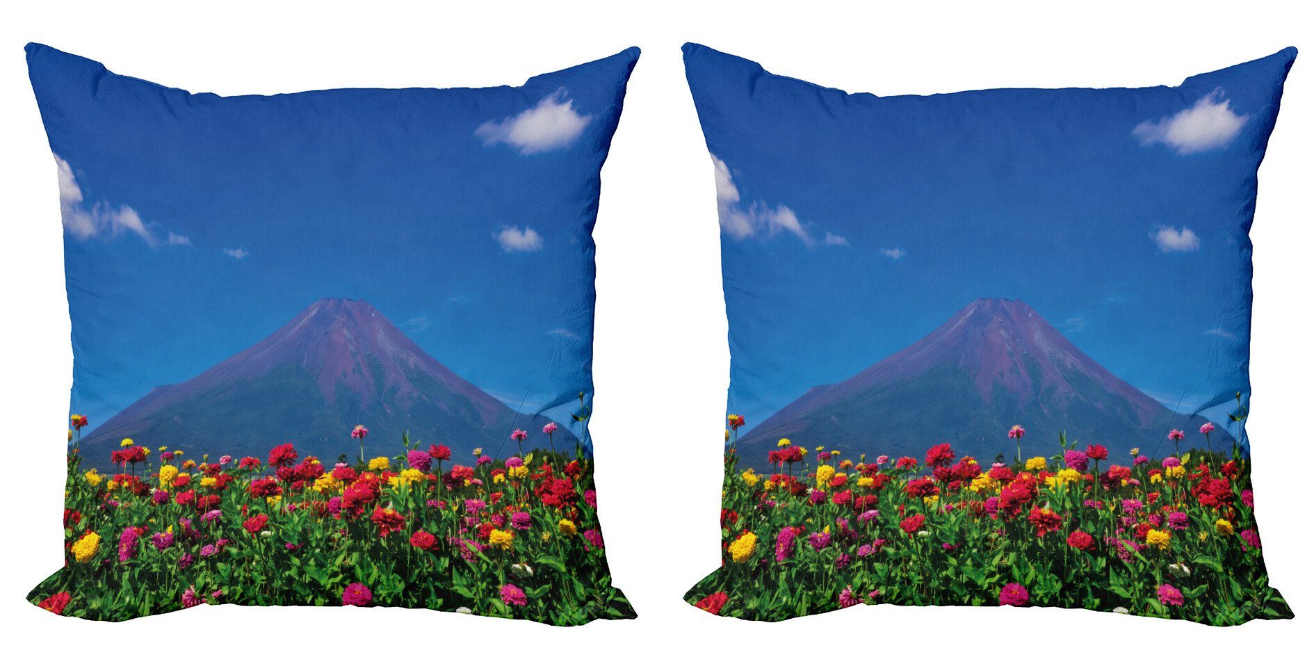 Kissenbezüge Modern Accent Doppelseitiger Abakuhaus Highland Skies Fuji Midsummer Digitaldruck, Stück), (2