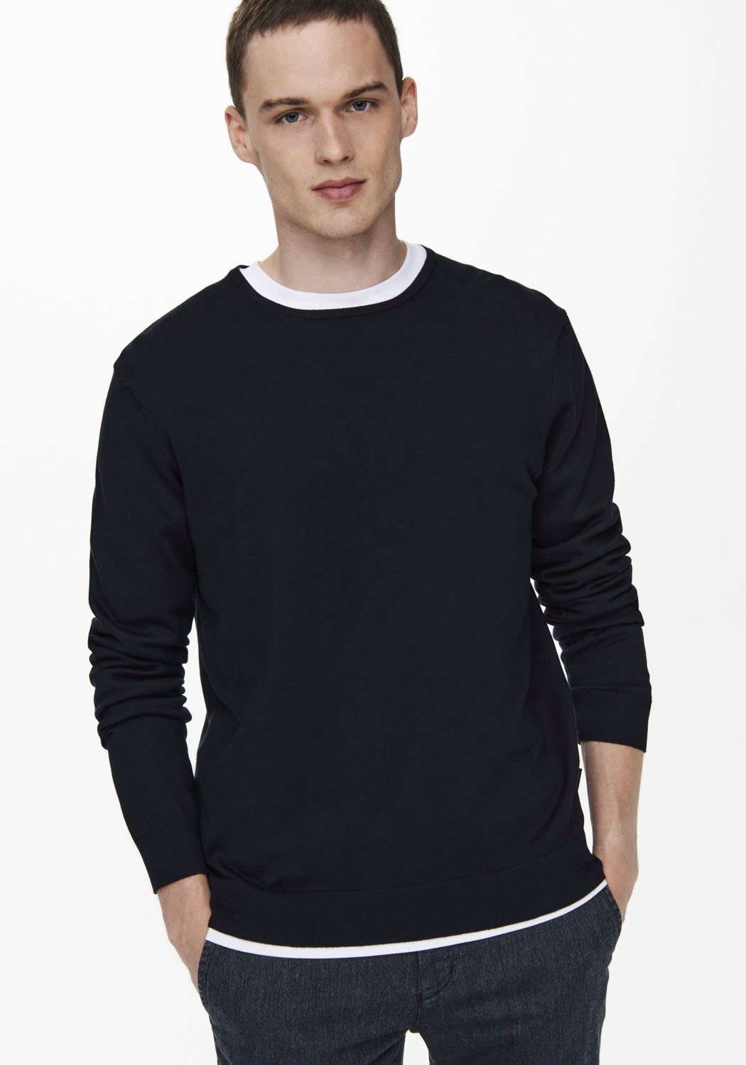Rundhalspullover WYLER LIFE CREW KNIT
