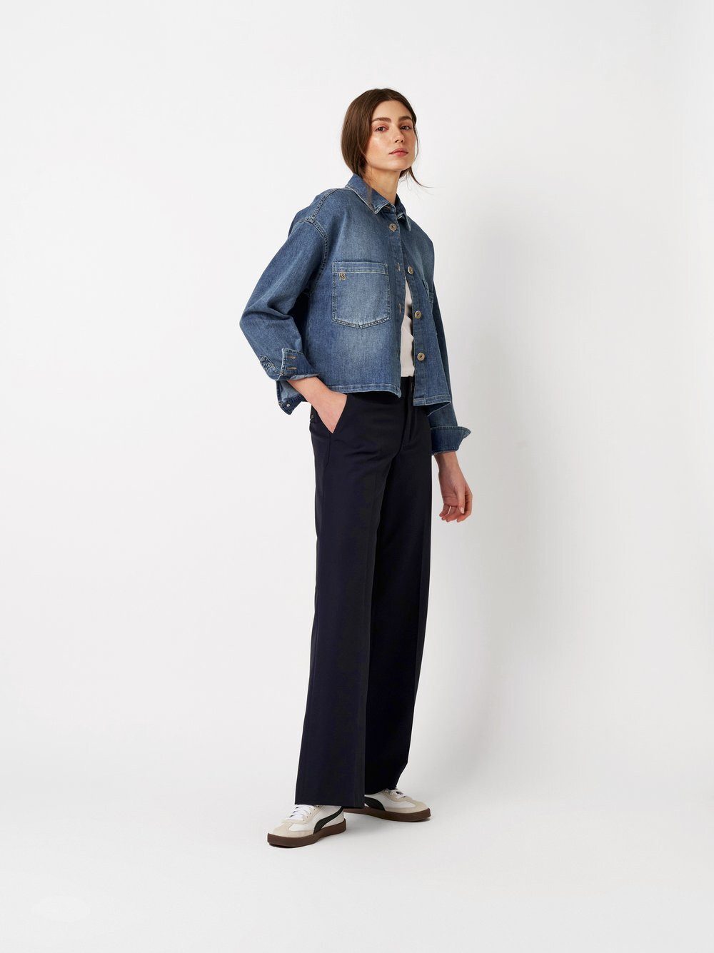 ROSNER Palazzohose May Marlene (1-tlg) aus hochwertigem Crêpe