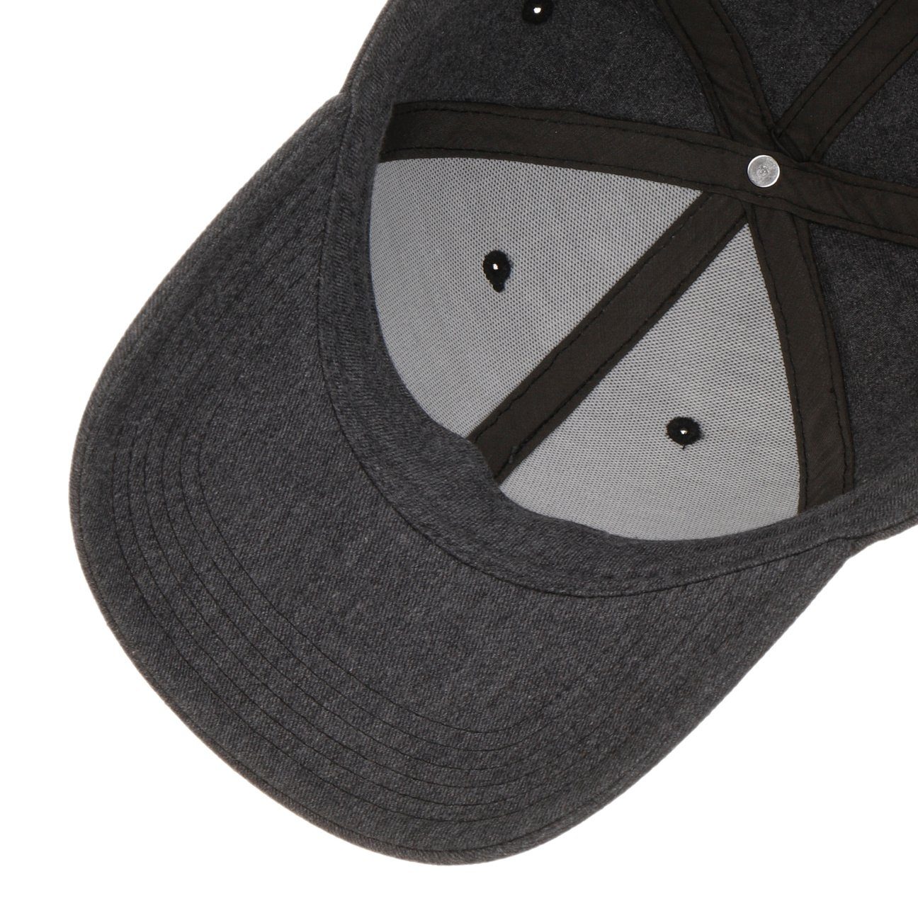 Stetson Baseball Cap (1-St) Basecap anthrazit Metallschnalle