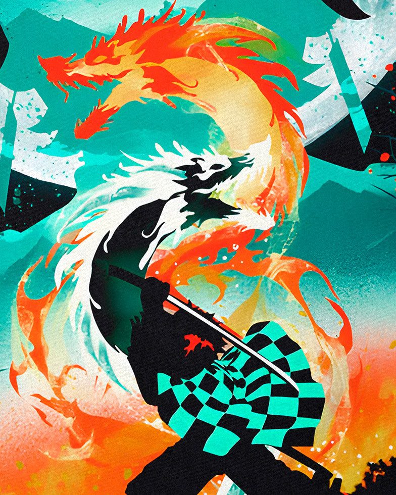 style3 T-Shirt Hero Tanjiro demon slayer günstig online kaufen