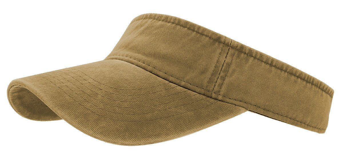 dy_mode Visor Sonnenvisor Unisex Mütze Visor Kappe Damen Herren Schirmmütze One Size, mit Klettverschluss