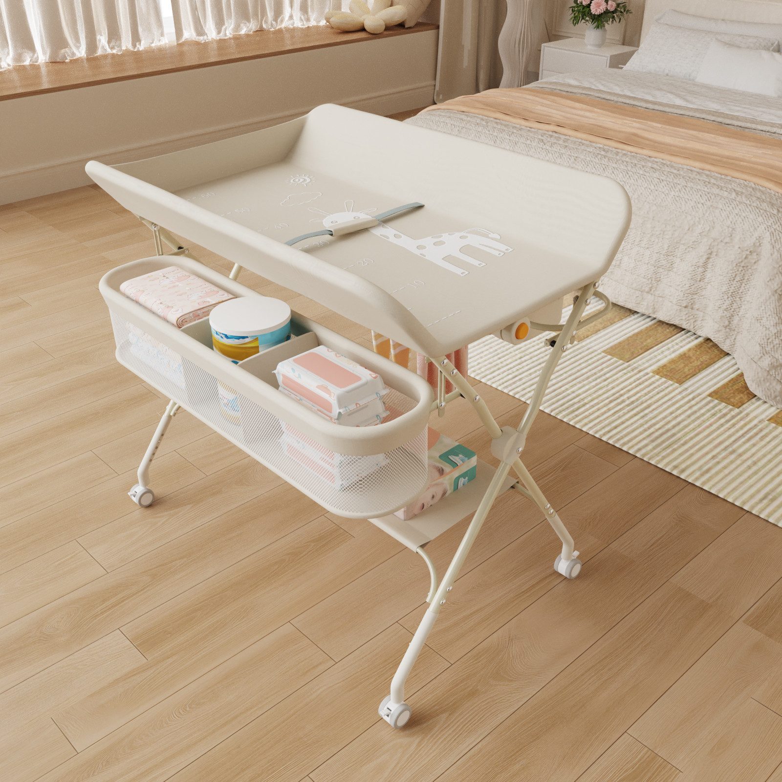 JEOBEST Wickeltisch Baby Wickelkombi, Wickelauflage,Trendy, (1-tlg) Mobil, günstig online kaufen