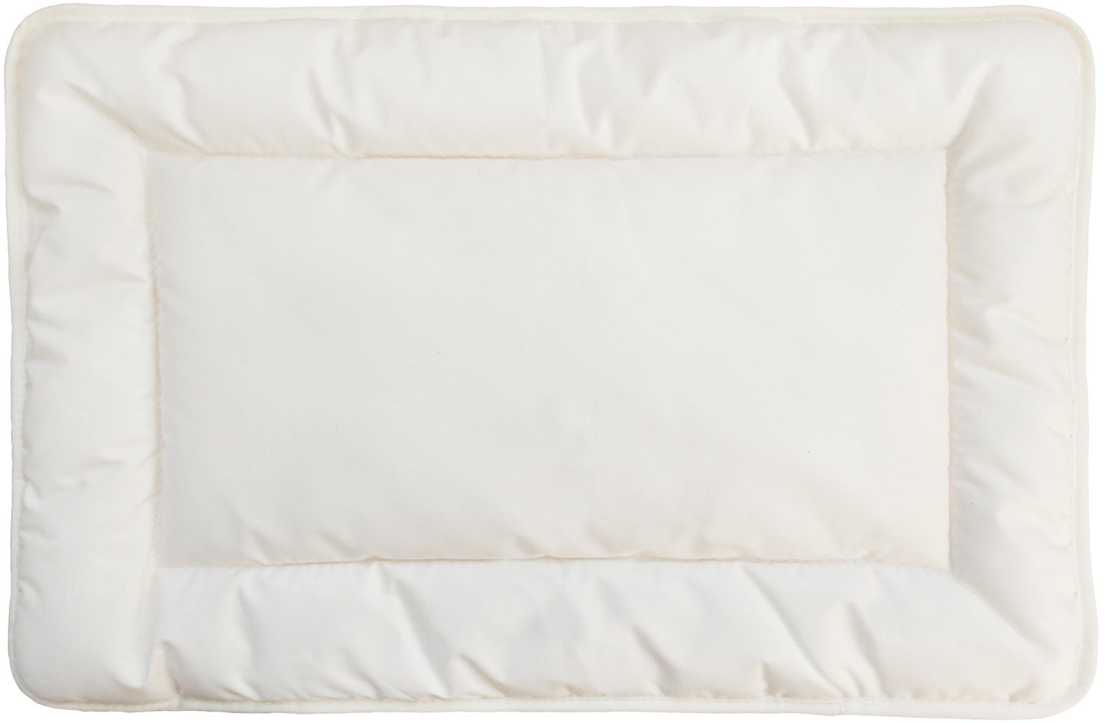 franknatur Naturfaserkopfkissen Babyflachkissen Tencel, Füllung: 50% Lyocell (Tencel), 50% Polyester, Bezug: 100% Baumwolle kbA, Atmungsaktives Подушки für Babys und Kleinkinder