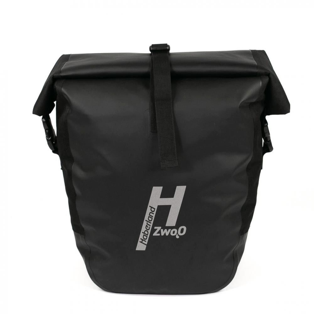 Haberland Fahrradtasche Haberland Einzeltasche H2O schwarz Paar - wasserdichte Fahrradtasche f
