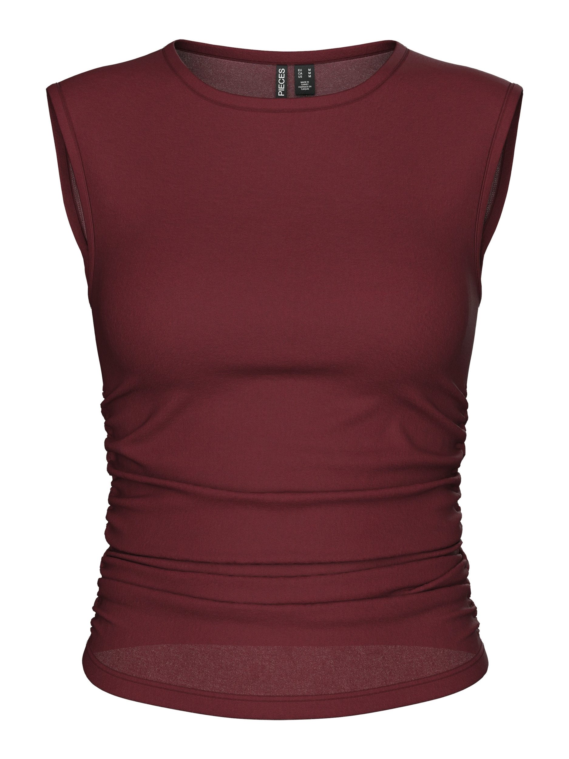 pieces Shirttop PCMADISON SL RUCHING TOP JRS NOOS B