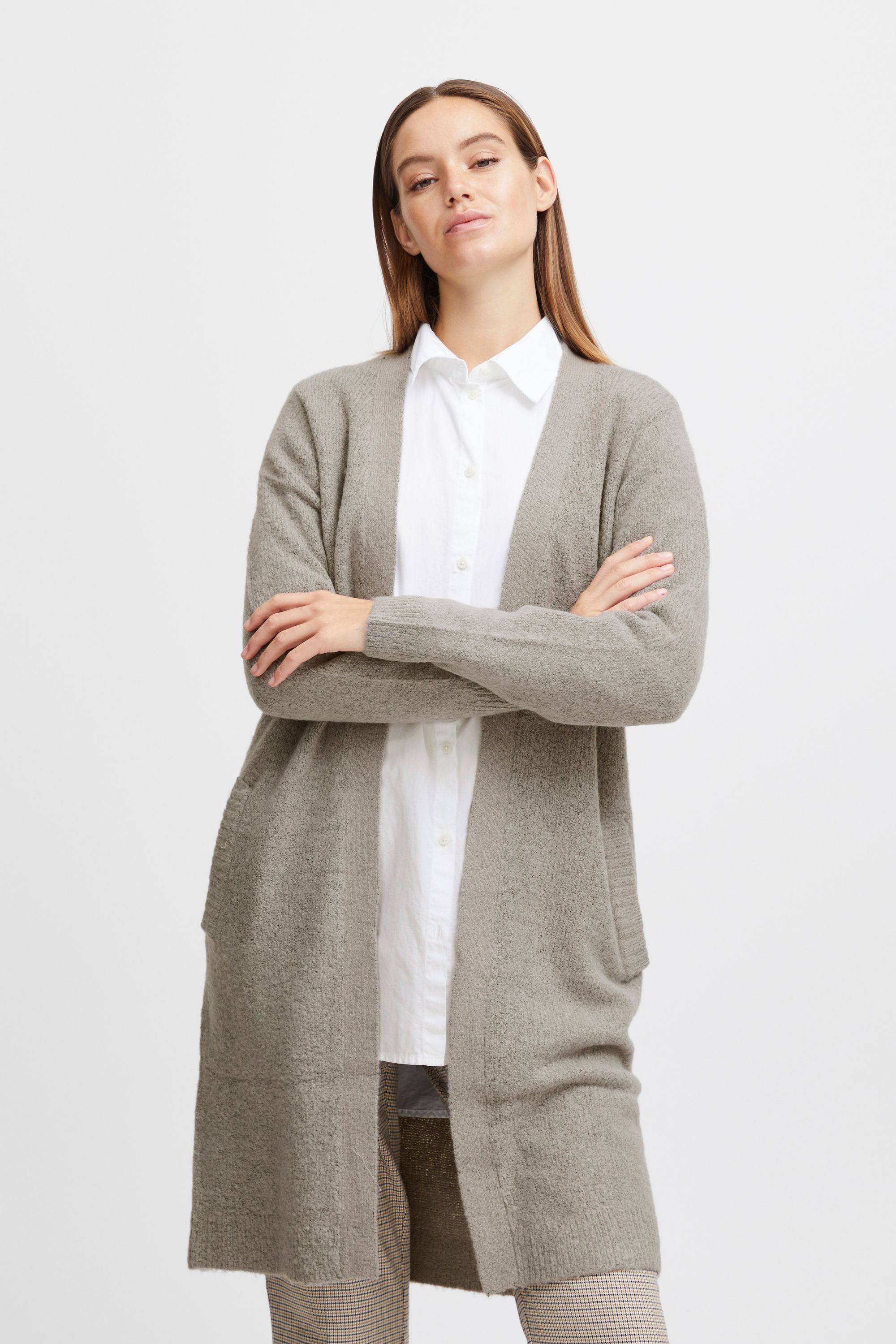 b.young Strickjacke BYMIRELLE 20806430 Lange Strickjacke günstig online kaufen