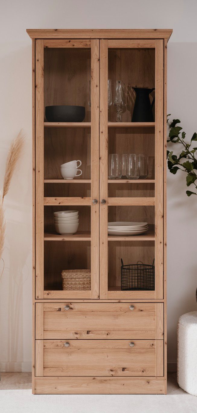 Finori Vitrine Vitrine Timber, Artisan Oak