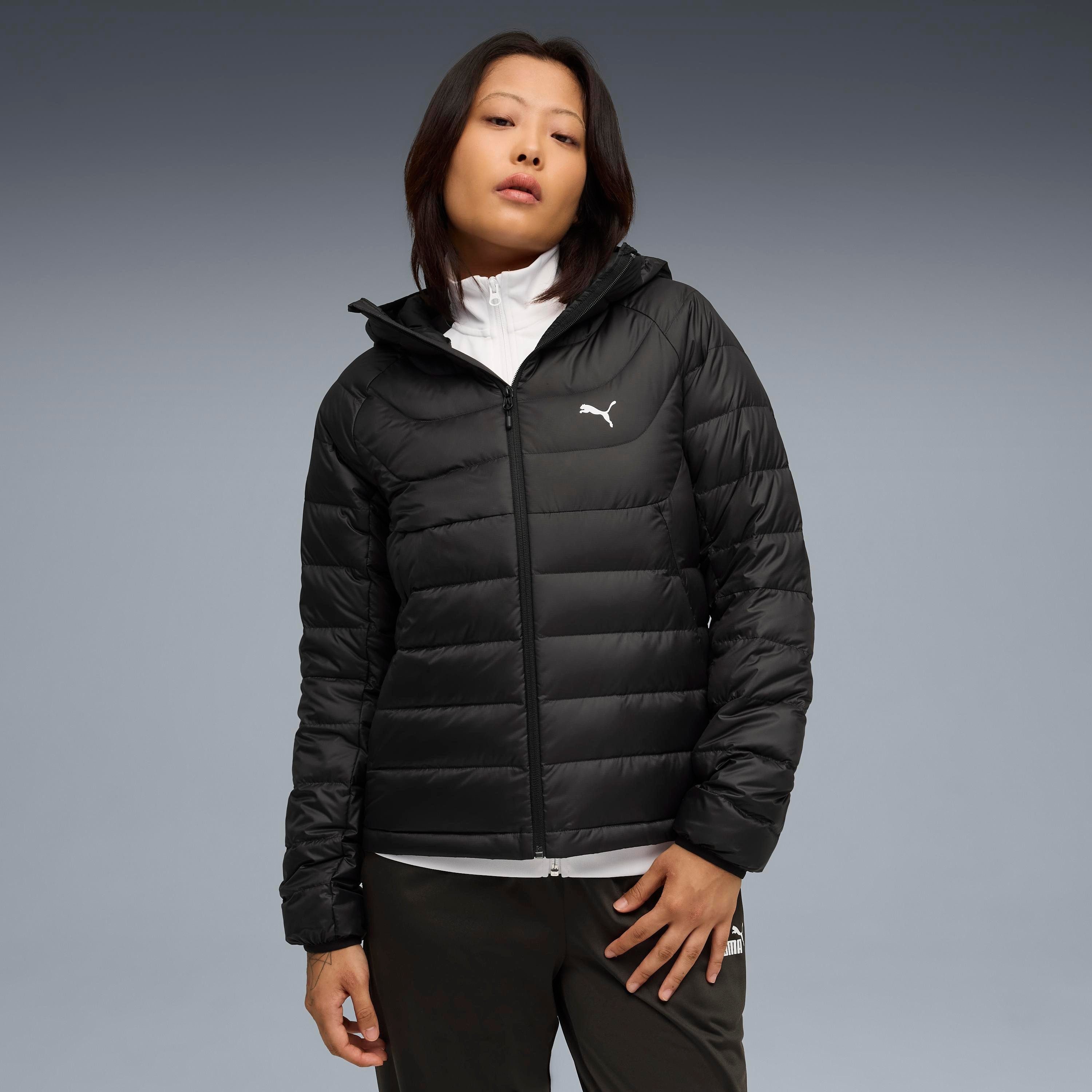 PUMA Daunenjacke PACKLITE HOODED DOWN JACKET mit Kapuze, mit warmCELL Isolierung, mit WindCELL Technologie