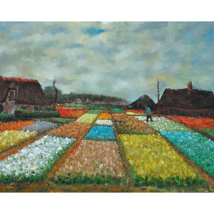 1art1 Kunstdruck Vincent Van Gogh - Tulpenfelder 1883