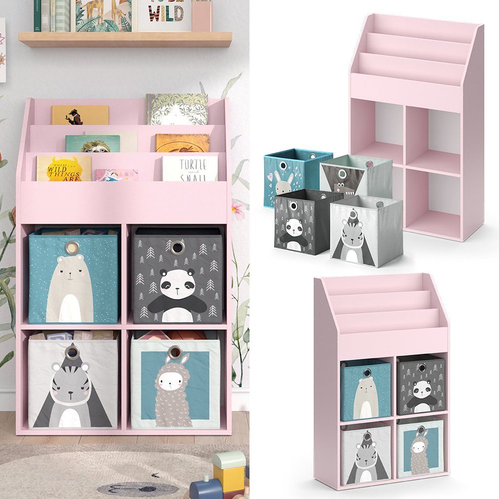 Vicco Bücherregal Luigi, Rosa, 72 x günstig online kaufen