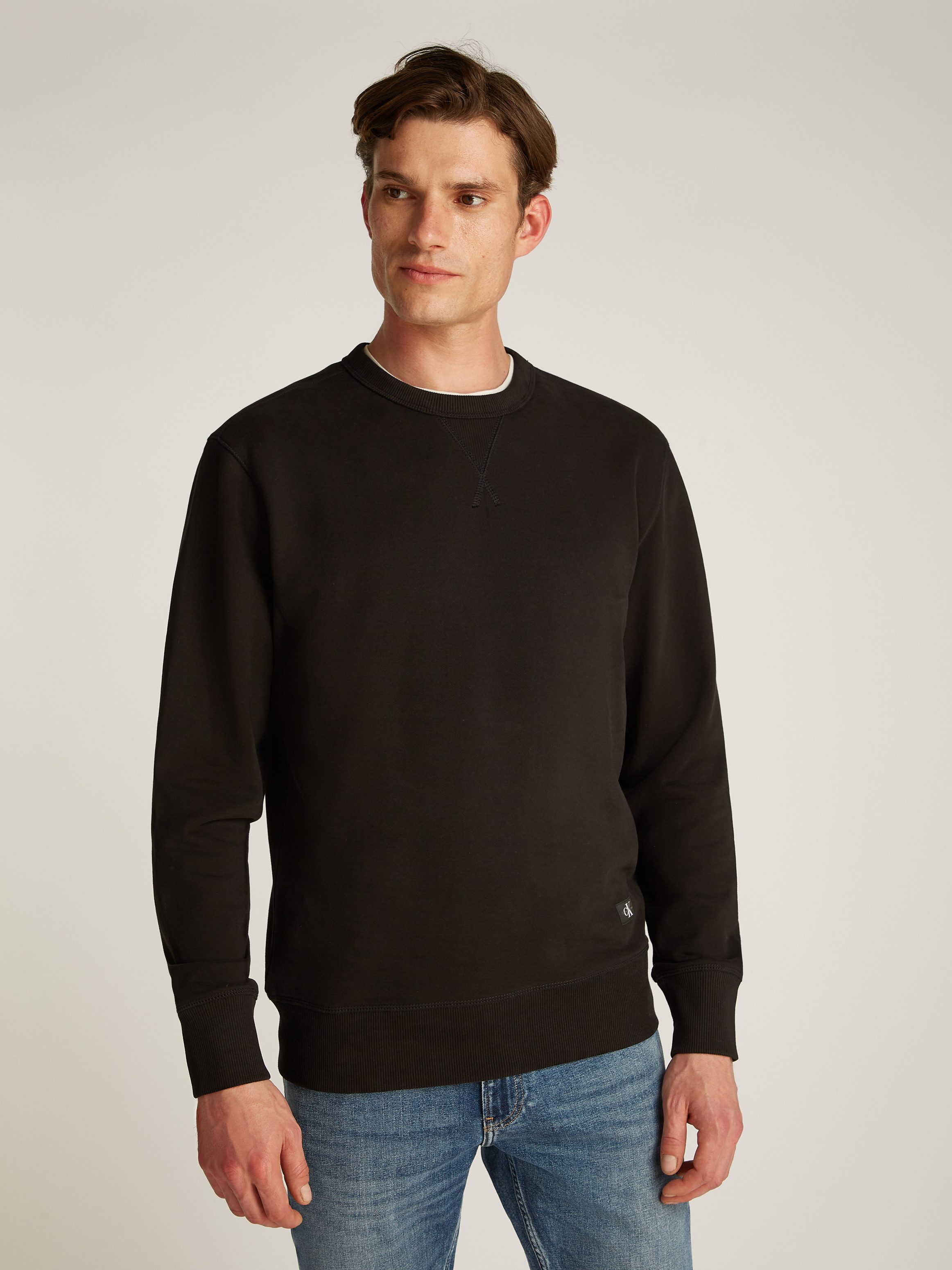 Calvin Klein Jeans Sweatshirt WOVEN LABEL günstig online kaufen