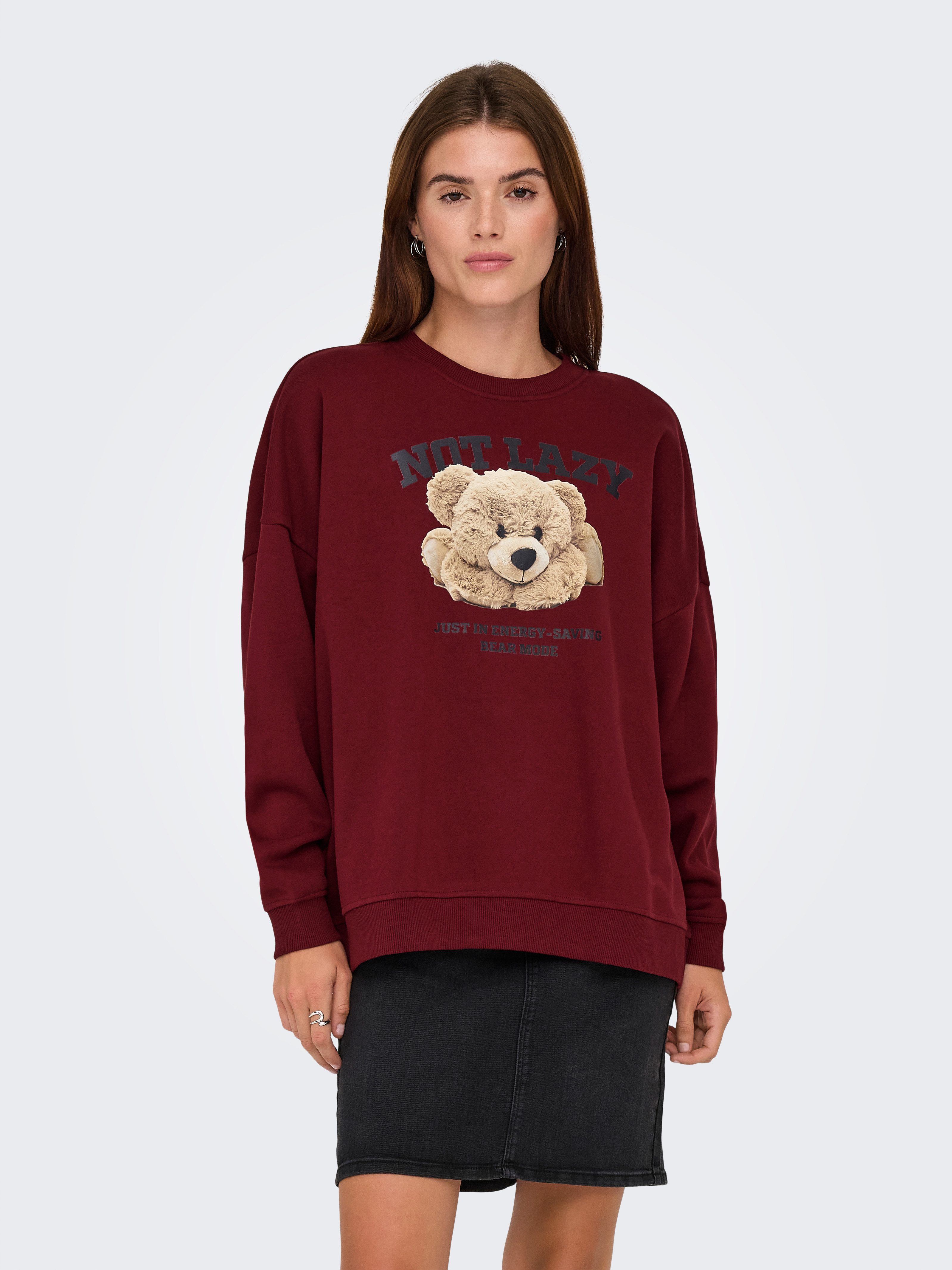 ONLY Sweatshirt ONLBILA L/S BEAR O-NECK SWT günstig online kaufen
