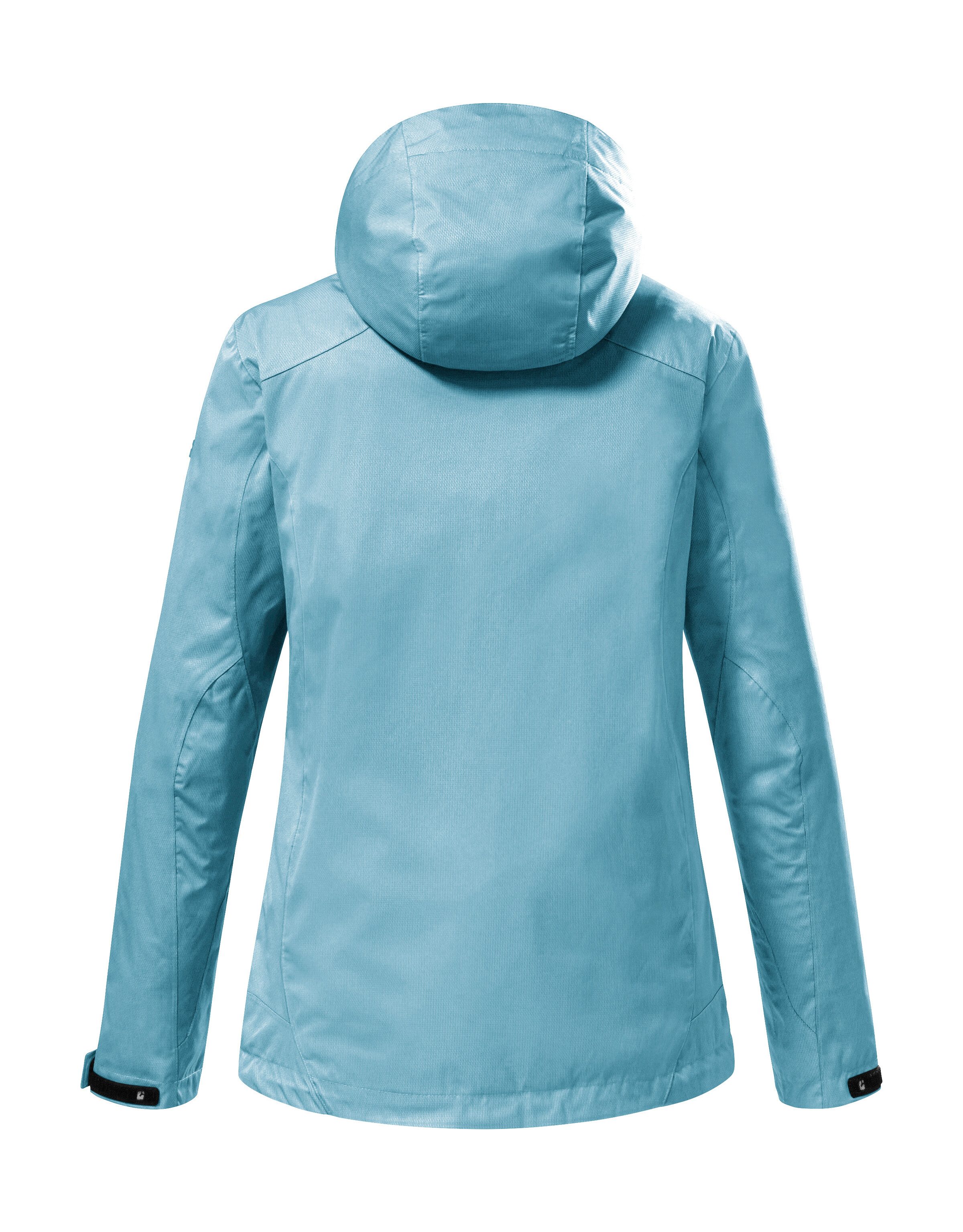 Killtec Funktionsjacke KOS 133 WMN JCKT Wasser- und winddichte Damenjacke mit abnehmbarer Kapuze