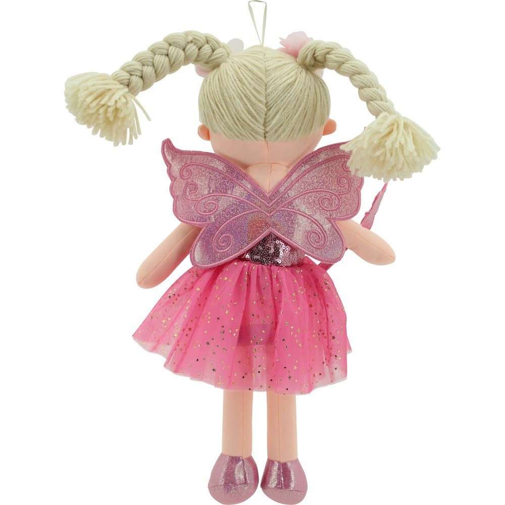 Sweety-Toys Stoffpuppe Sweety Toys 11803 Stoffpuppe Fee Plüschtier Prinzessin 45 cm pink