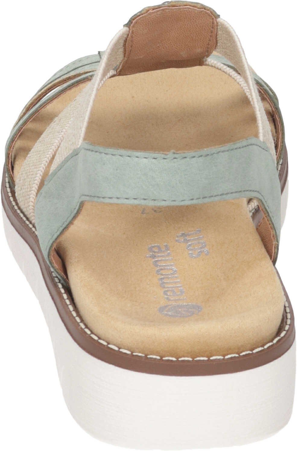 Remonte Sandalen Sandalette mit Gummizug hellgrün