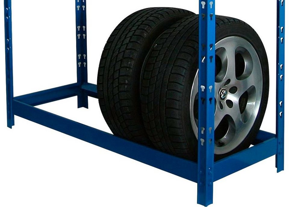 SZ METALL Schwerlastregal, B/T/H: 130x50x180 cm, für 12 Reifen,  höhenverstellbar