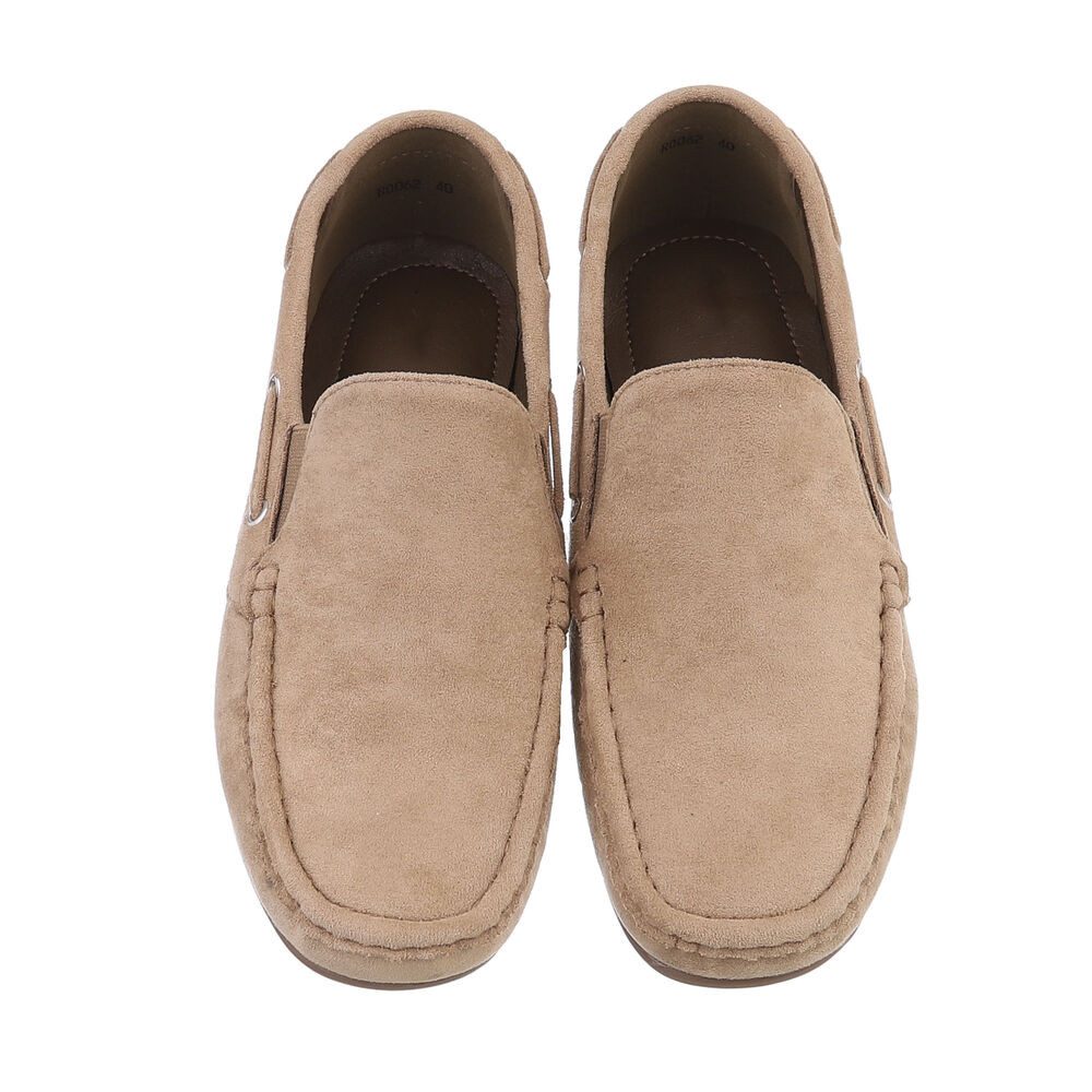 Coolwalk Herrenmokassins aus weichem Material für Freizeit und Alltag Sneaker (87106509) Flach Freizeitschuhe in Hellbraun – Bild 4 von 4