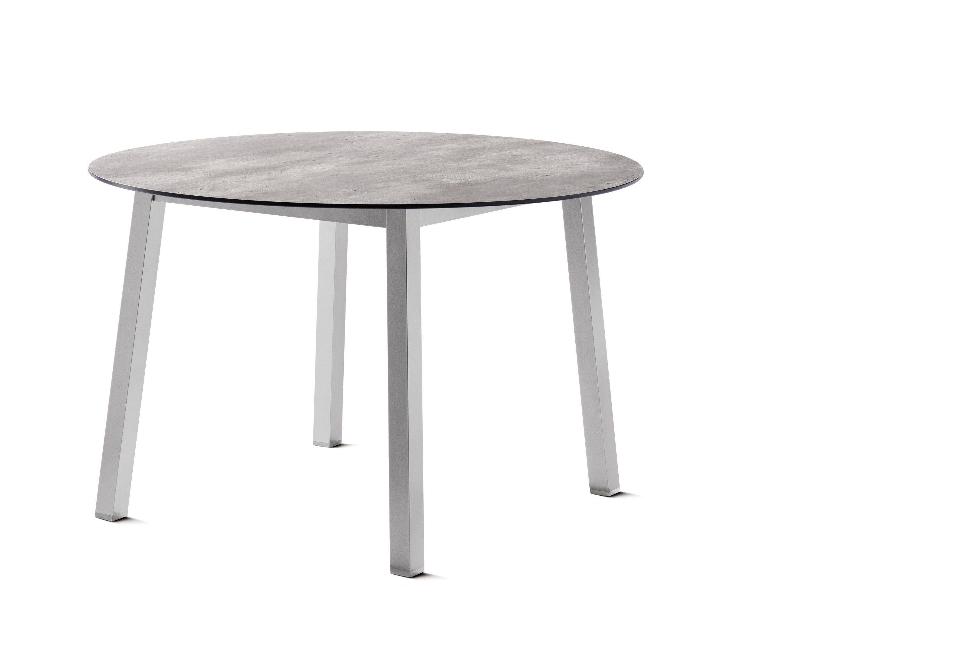 Sieger Gartenmöbel Tischplatte in Beton hell, Polytec® 120cm (D)