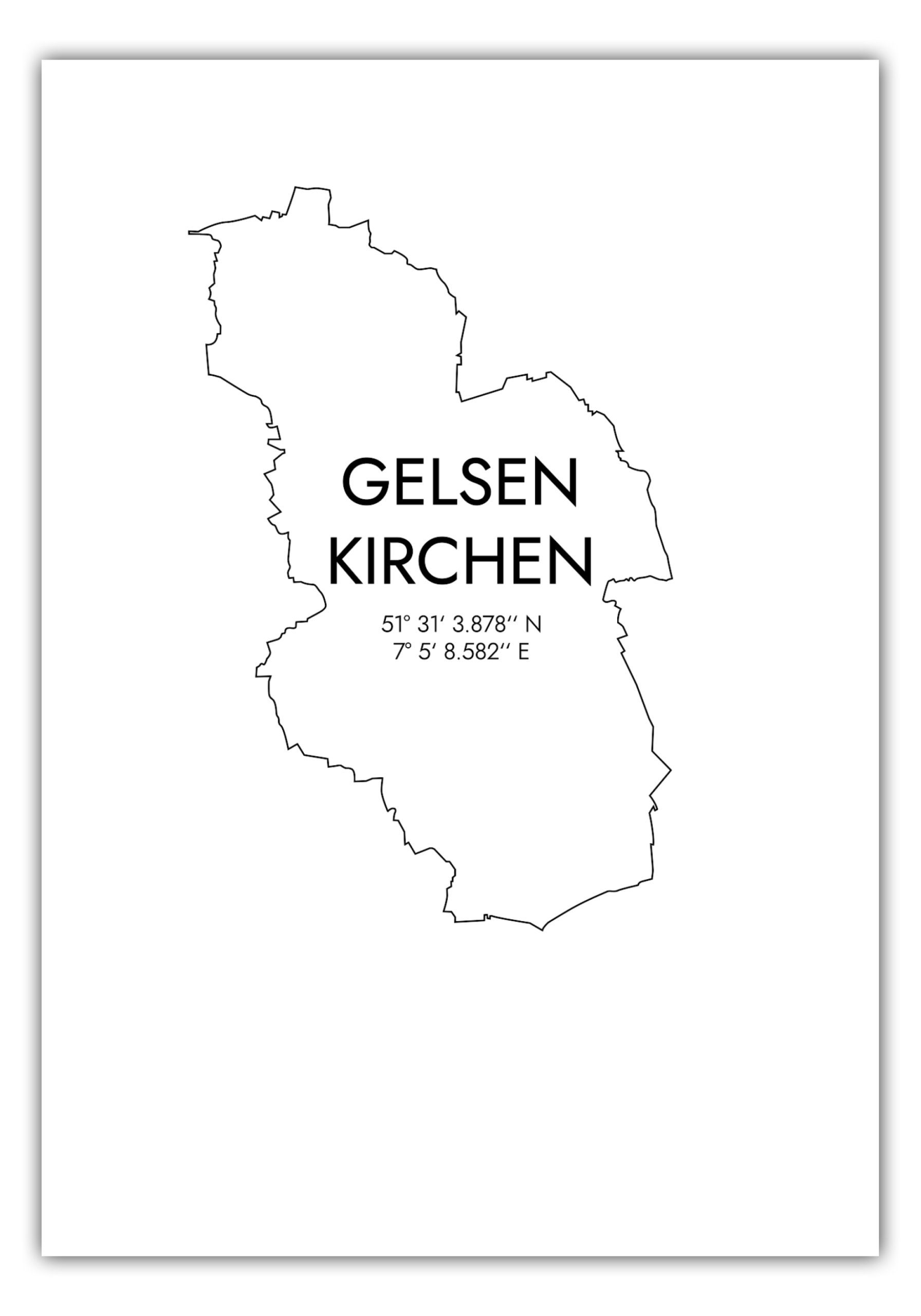 MOTIVISSO Poster Gelsenkirchen Koordinaten #7