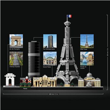 LEGO® Konstruktionsspielsteine Paris (21044), LEGO® Architecture, (649 St), Made in Europe