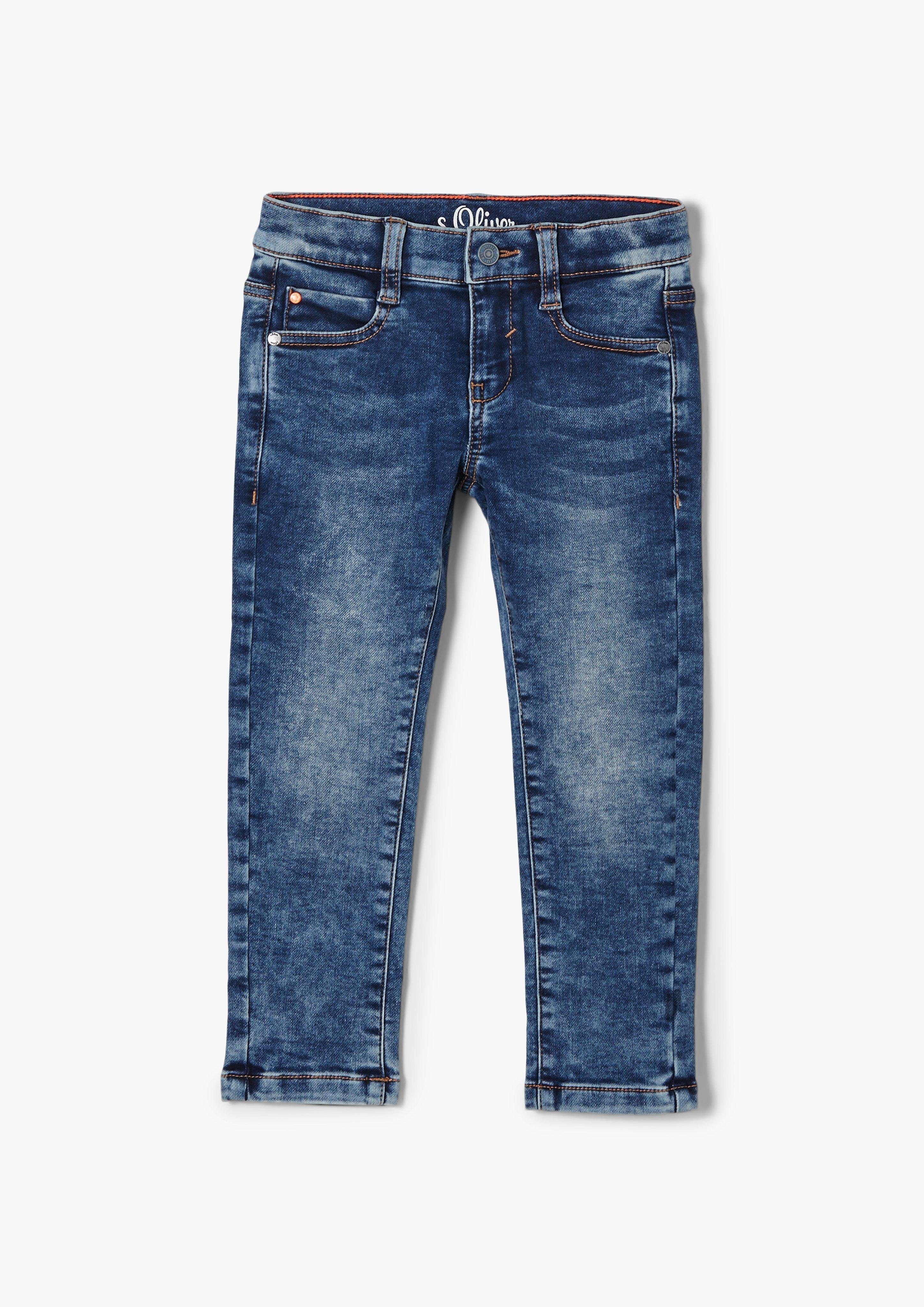 Rise Slim 5-Pocket-Jeans Leg Brad Fit Waschung / Slim Jeans Mid / s.Oliver /