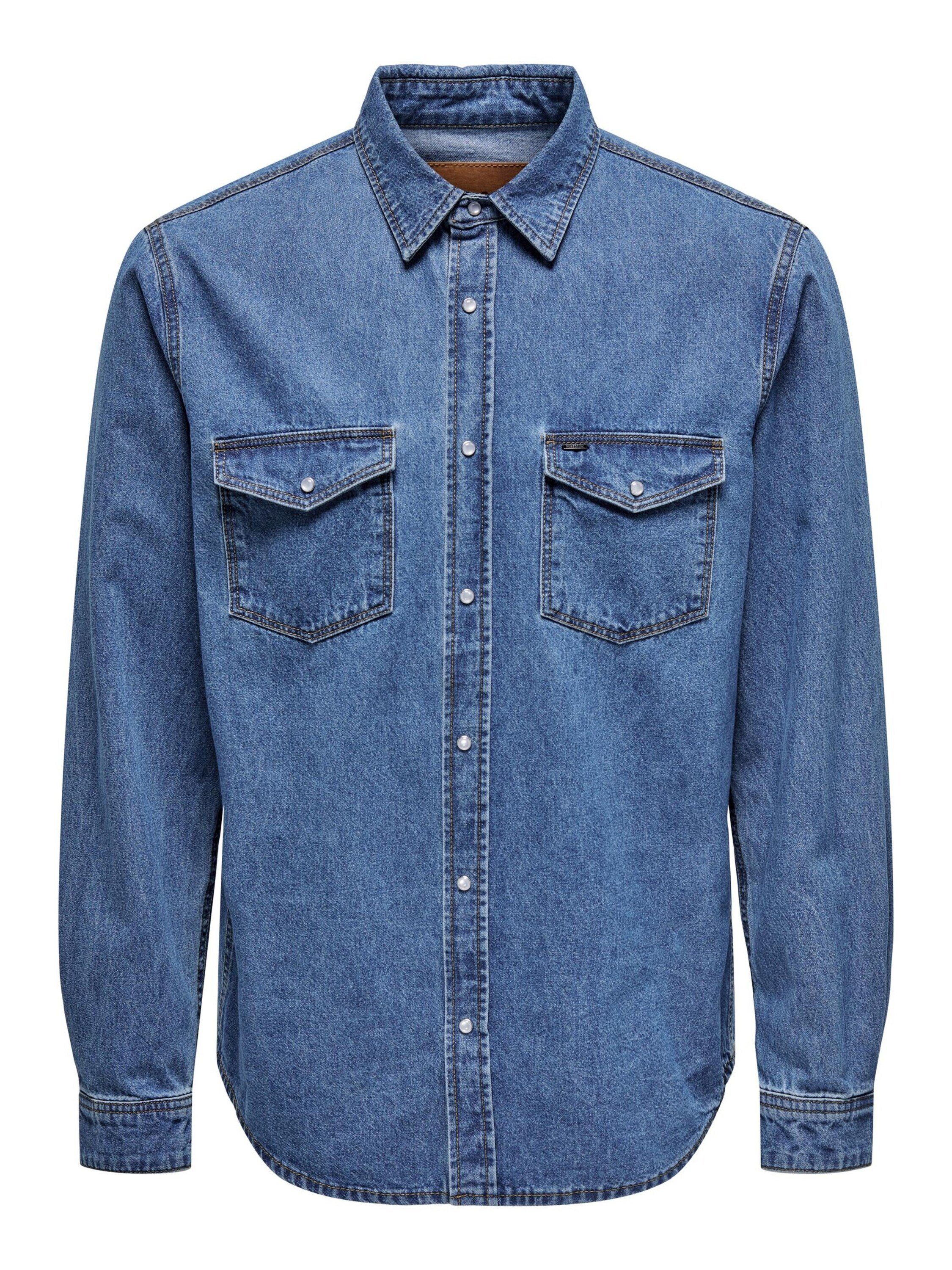 ONLY & SONS Langarmhemd Bane (1-tlg)