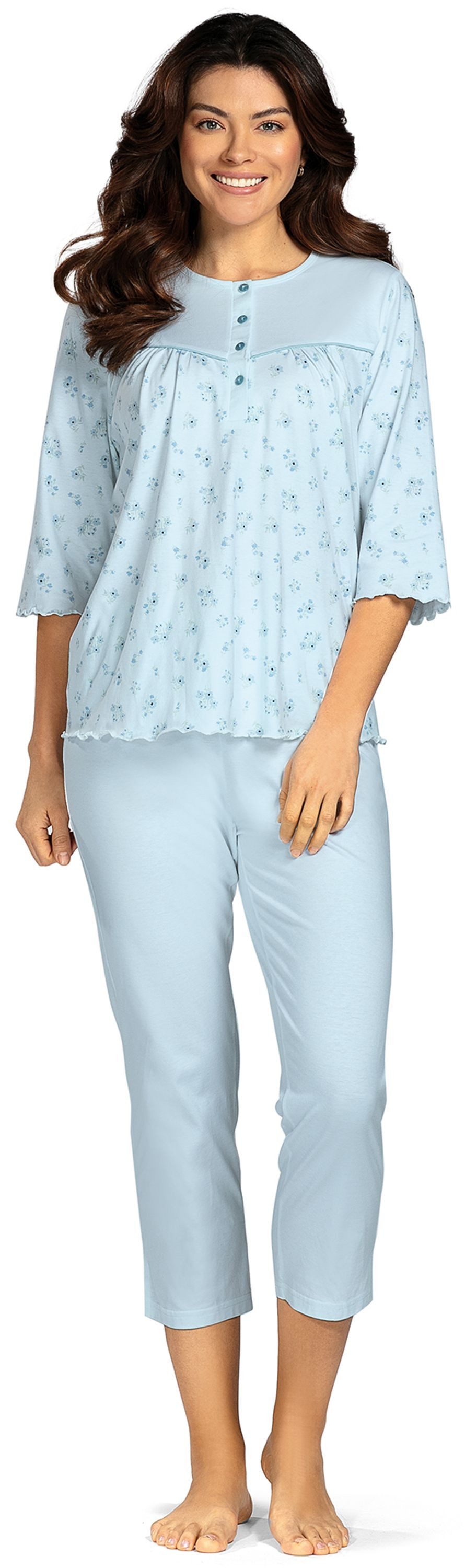 comtessa Schlafanzug Mellow Luxe (Set, 2 tlg., 2-teilig) Damen Pyjama lang günstig online kaufen