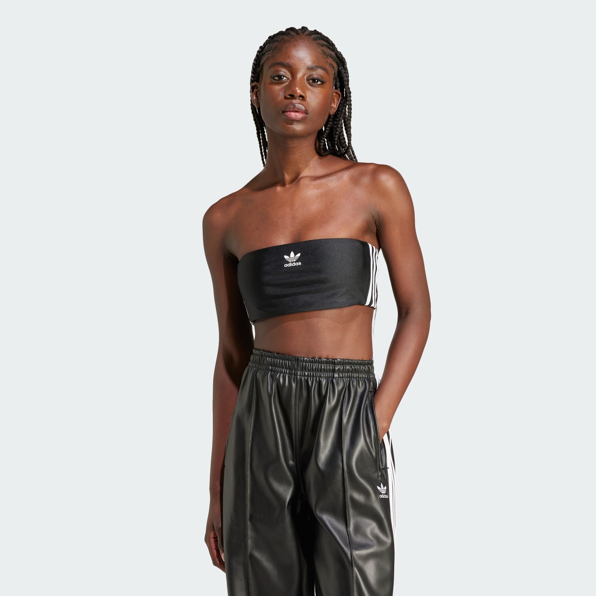 adidas Originals Crop-Top 3-STREIFEN TUBE TOP