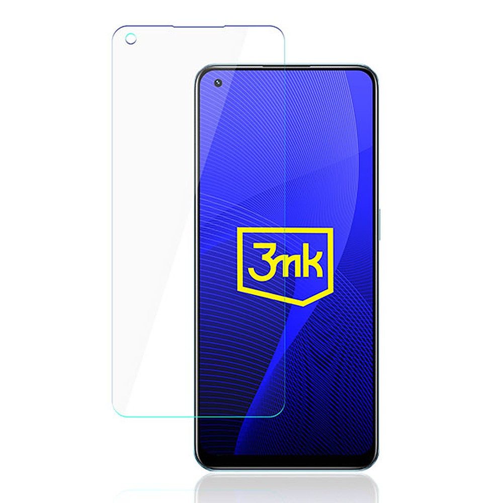 3MK Displayschutzglas Panzerglas Schutzglas Bildschirmschutz für Realme 9 Pro+, Spar-Set, 1 Stück, 7H kratzfest, bruchsicher, antimikrobiell, 0,2 mm