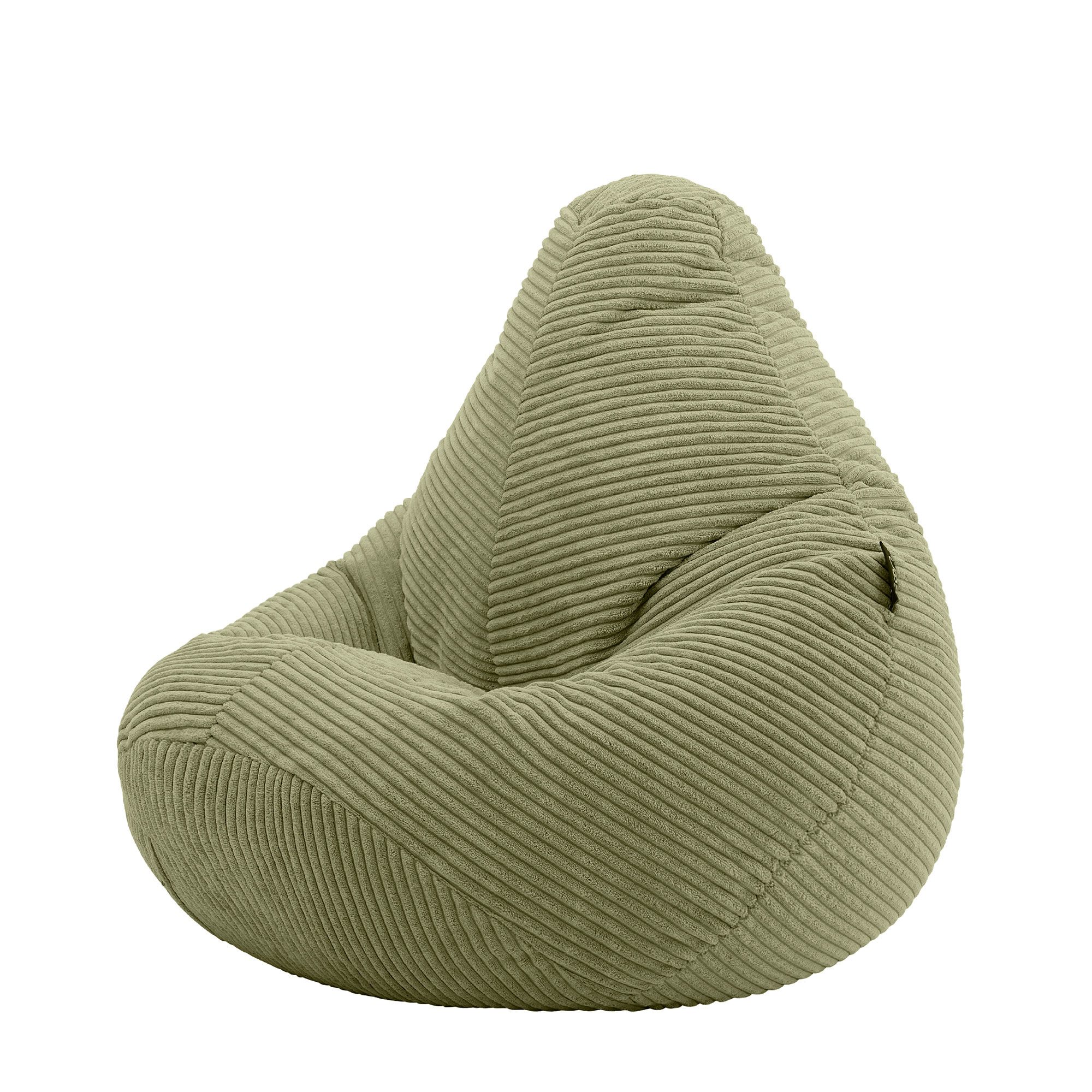 Sitzsack Sitzsack Sessel aus Cord Flauschig für Kinder „Dalton"