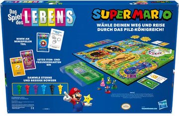 Hasbro Spiel, Gesellschaftsspiel Das Spiel des Lebens Super Mario, Made in Germany