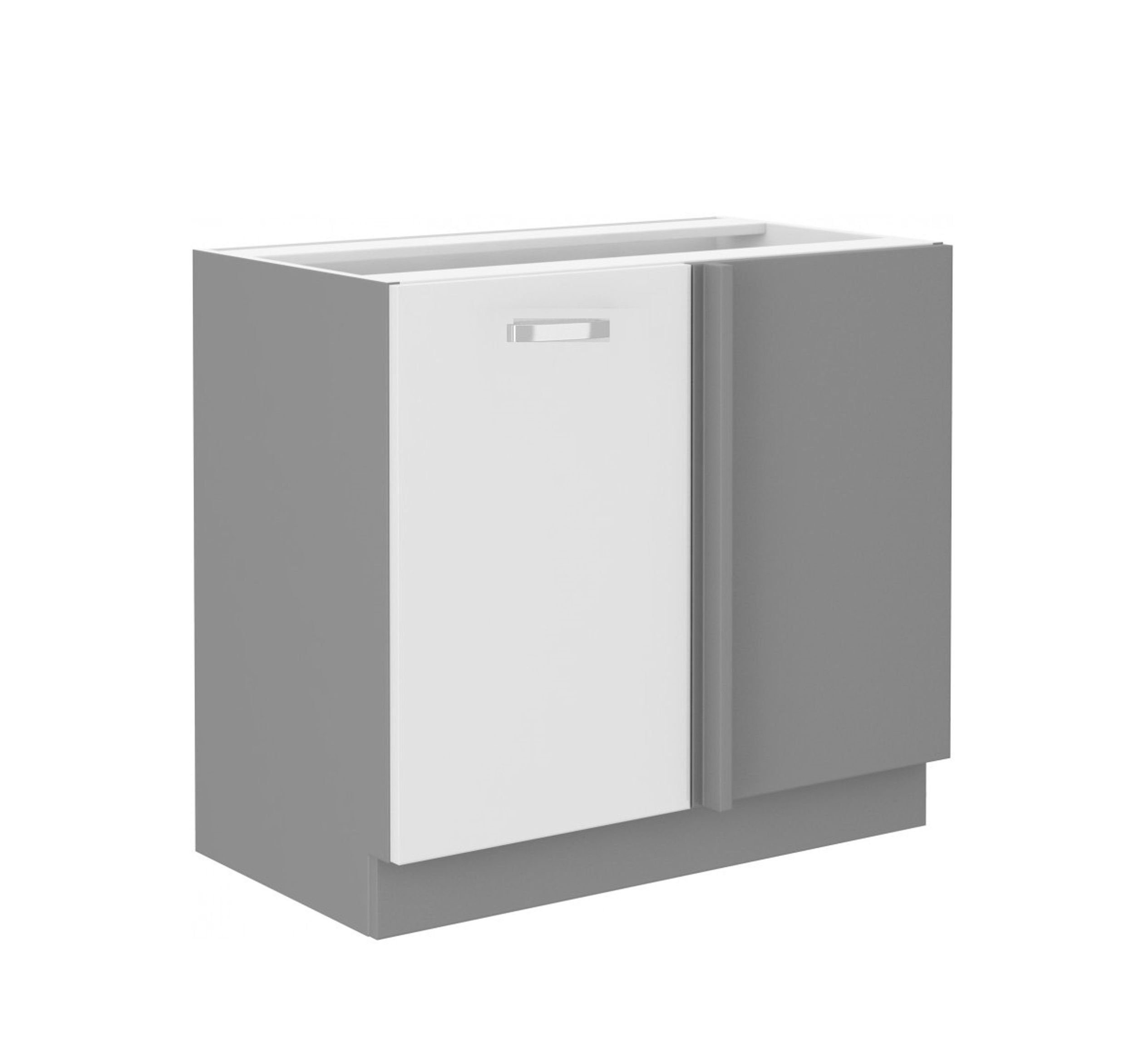 Küchen-Preisbombe Eckunterschrank 105 cm Küche Bianca günstig online kaufen