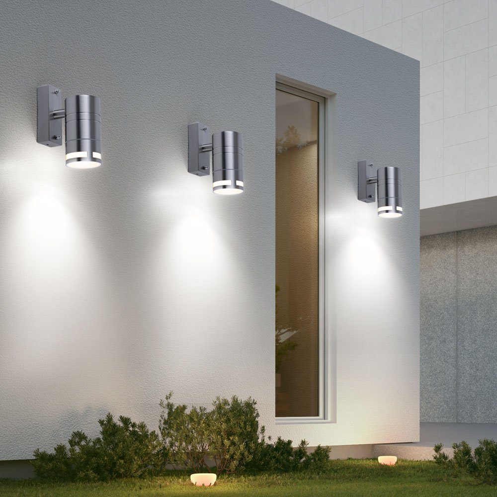 Leuchtmittel Außen-Wandleuchte, Haus nicht Spot Beleuchtung Fassaden inklusive, Strahler Down V-TAC Terrassen Wand Lampe