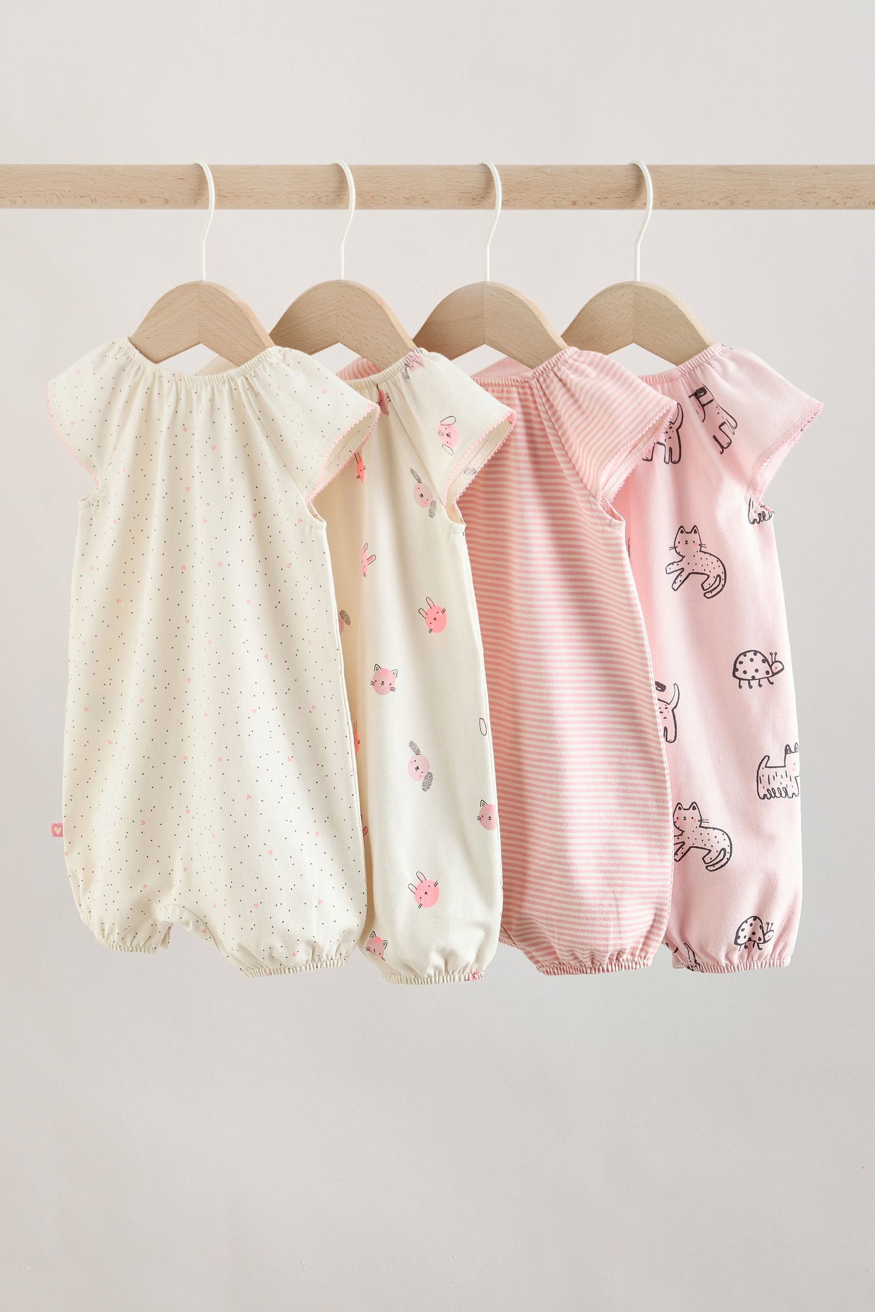 Next Strampler Baby-Strampler aus Jersey (4-tlg)