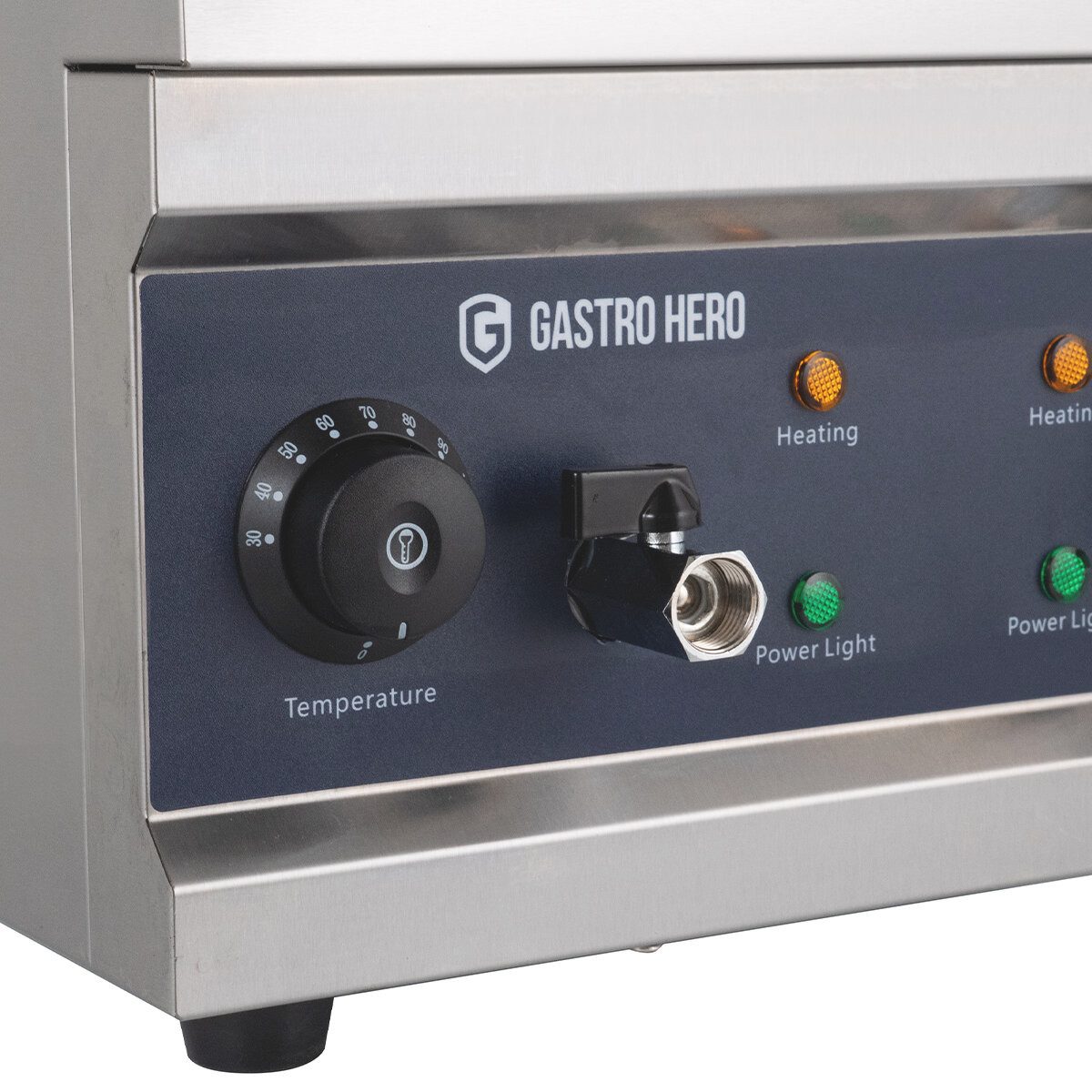 GastroHero Multikocher Elektrischer Nudelkocher 4 Siebe 16,5 L Kapazität Edelstahl, 3000 W – Bild 3 von 5