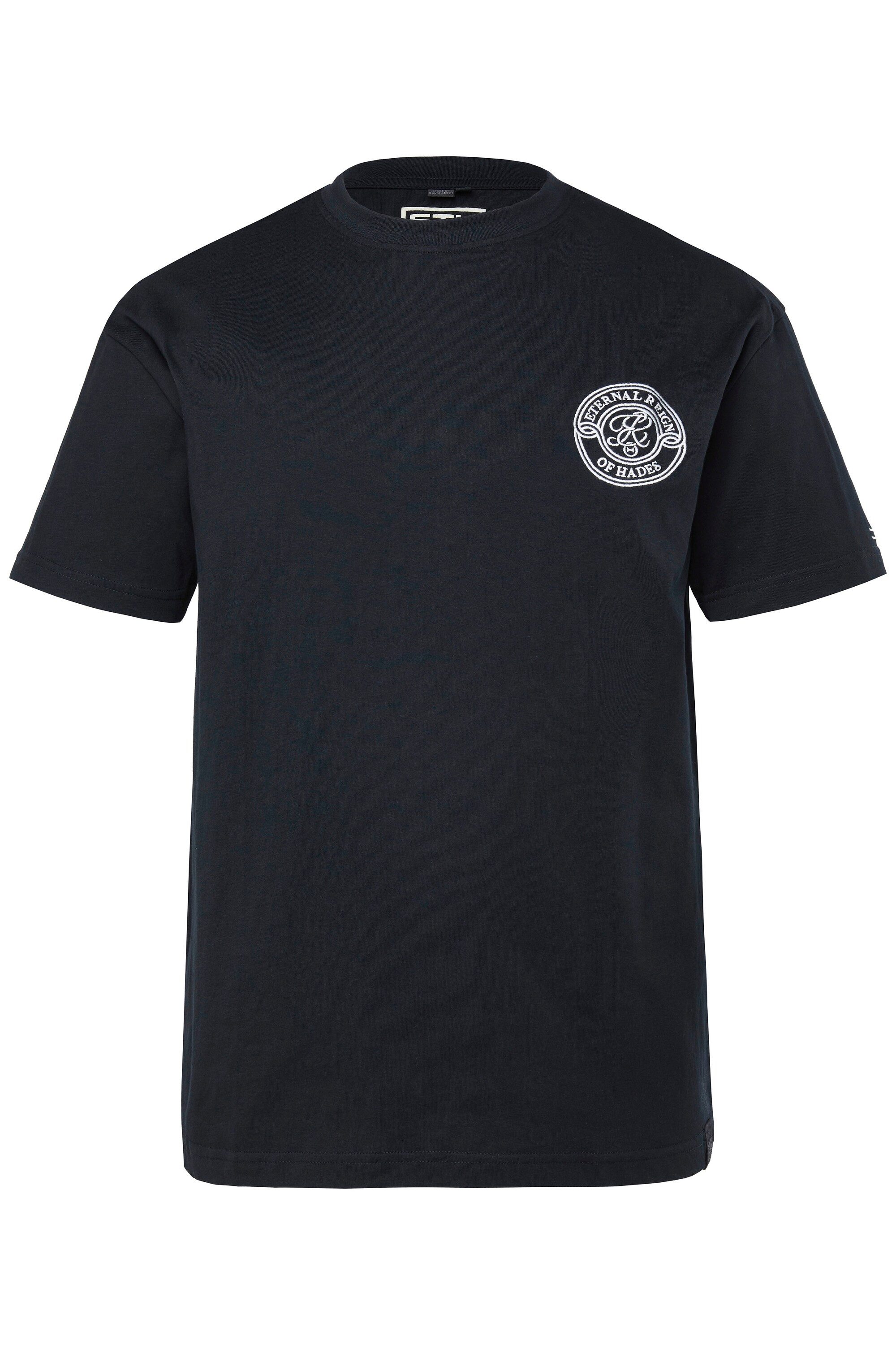 STHUGE T-Shirt T-Shirt Halbarm oversized Rückenprint günstig online kaufen