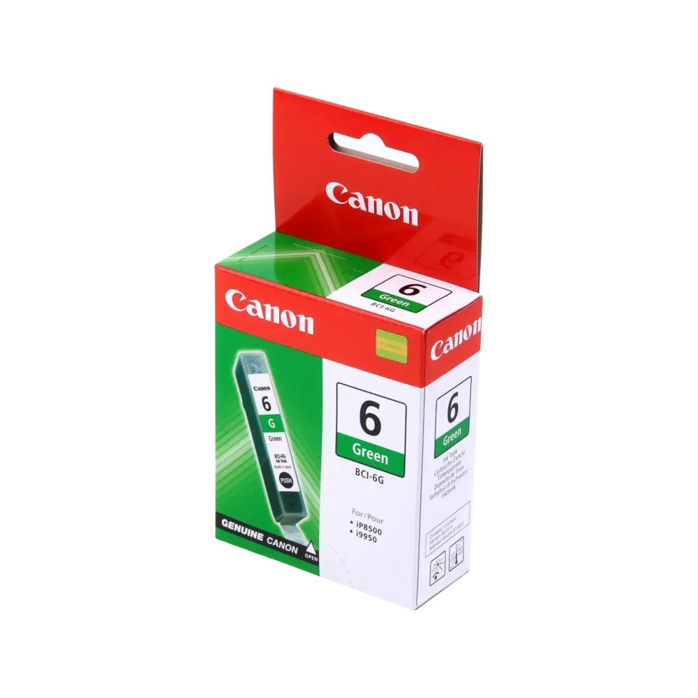 Canon CANON 9473A002 BCI6G Nr.6 Pixma Tinte grün für Drucker. Nachfülltinte (für Canon Pixma Serie, x, Grüne Tinte für Pixma Drucker)